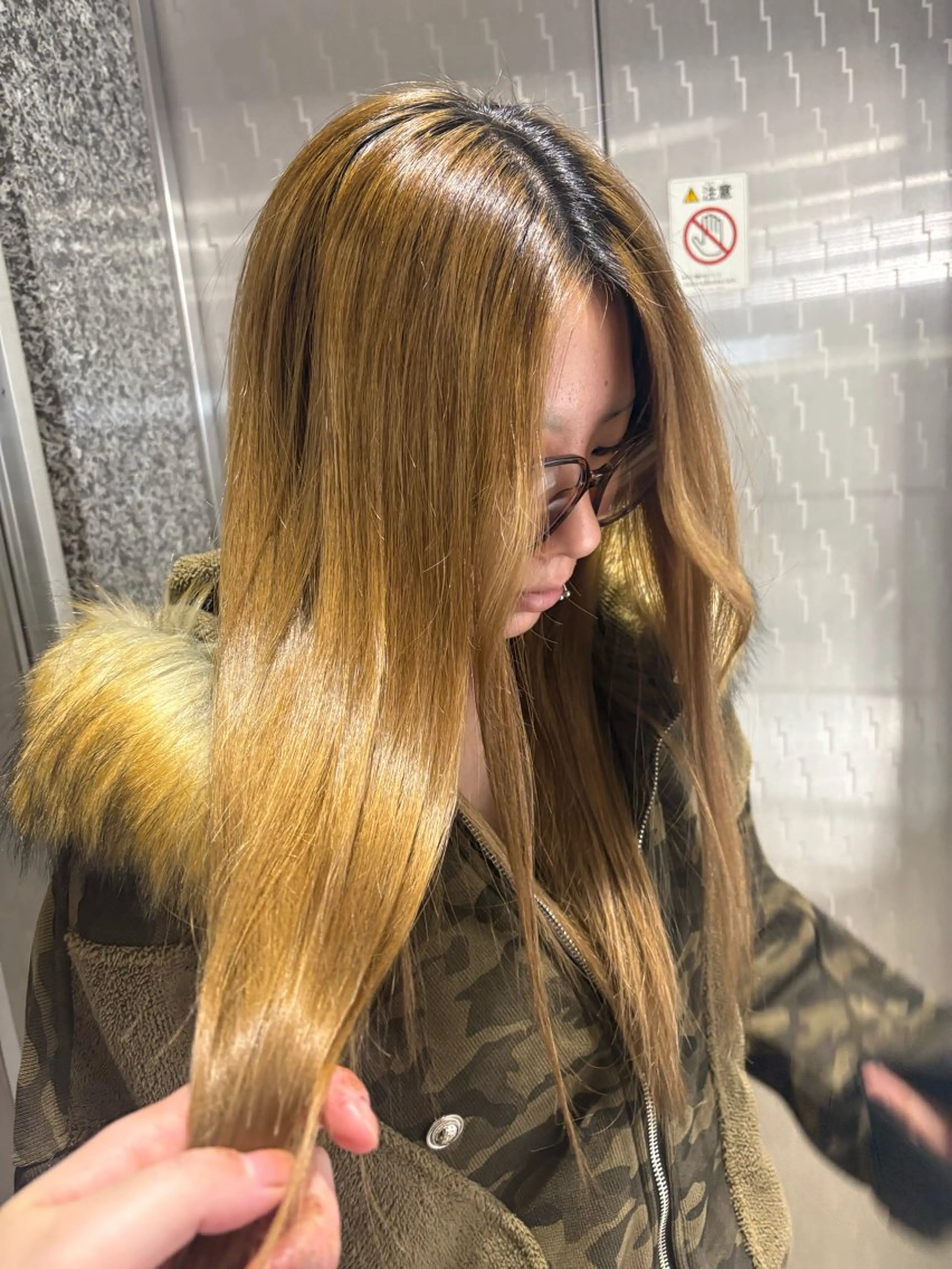 カラー ブリーチ/ハイトーン 💛SAKI‎💛のヘアスタイル