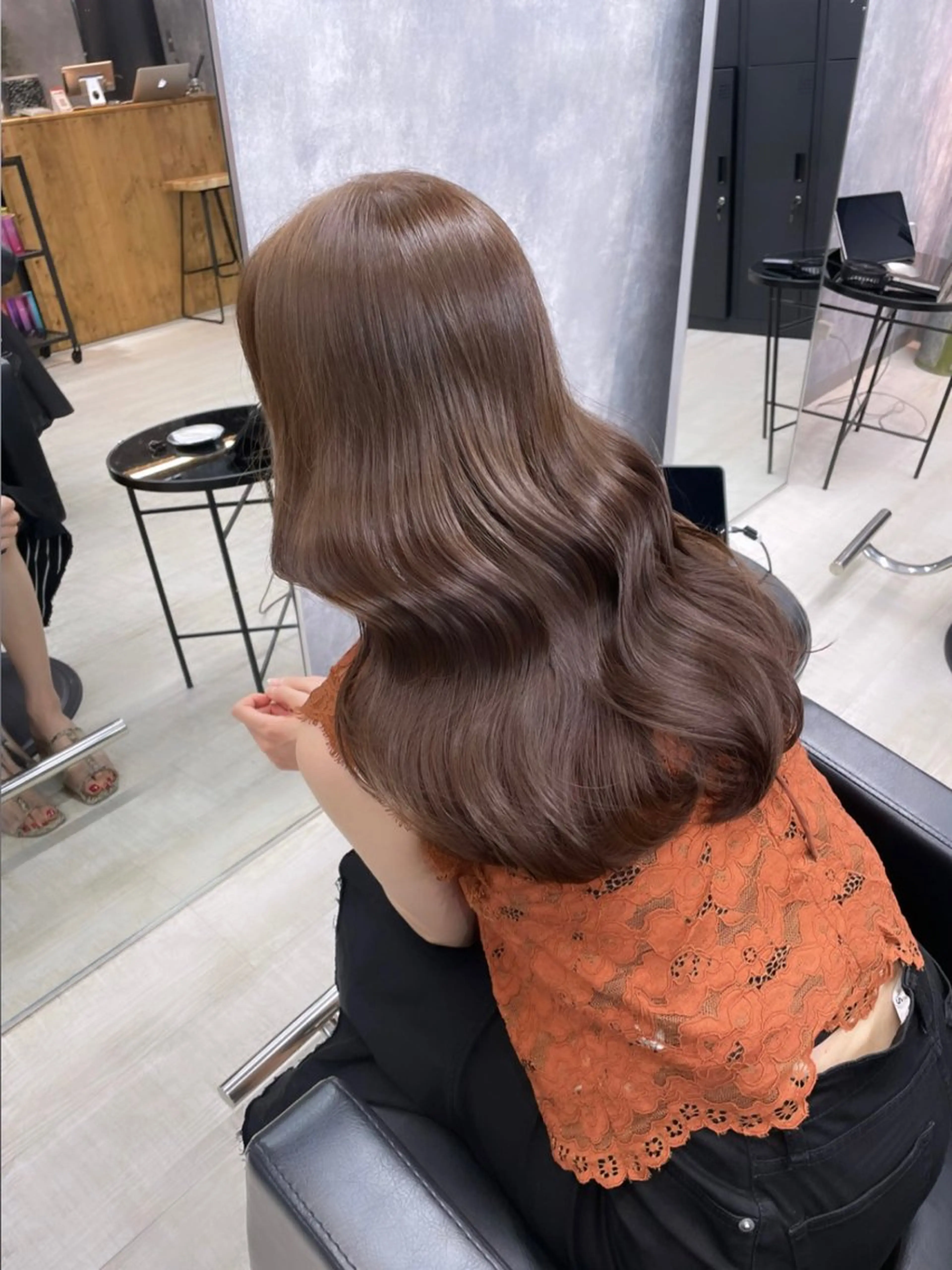 ロング カラー カット トリートメント .ico所属・宮城 ほのかのヘアスタイル