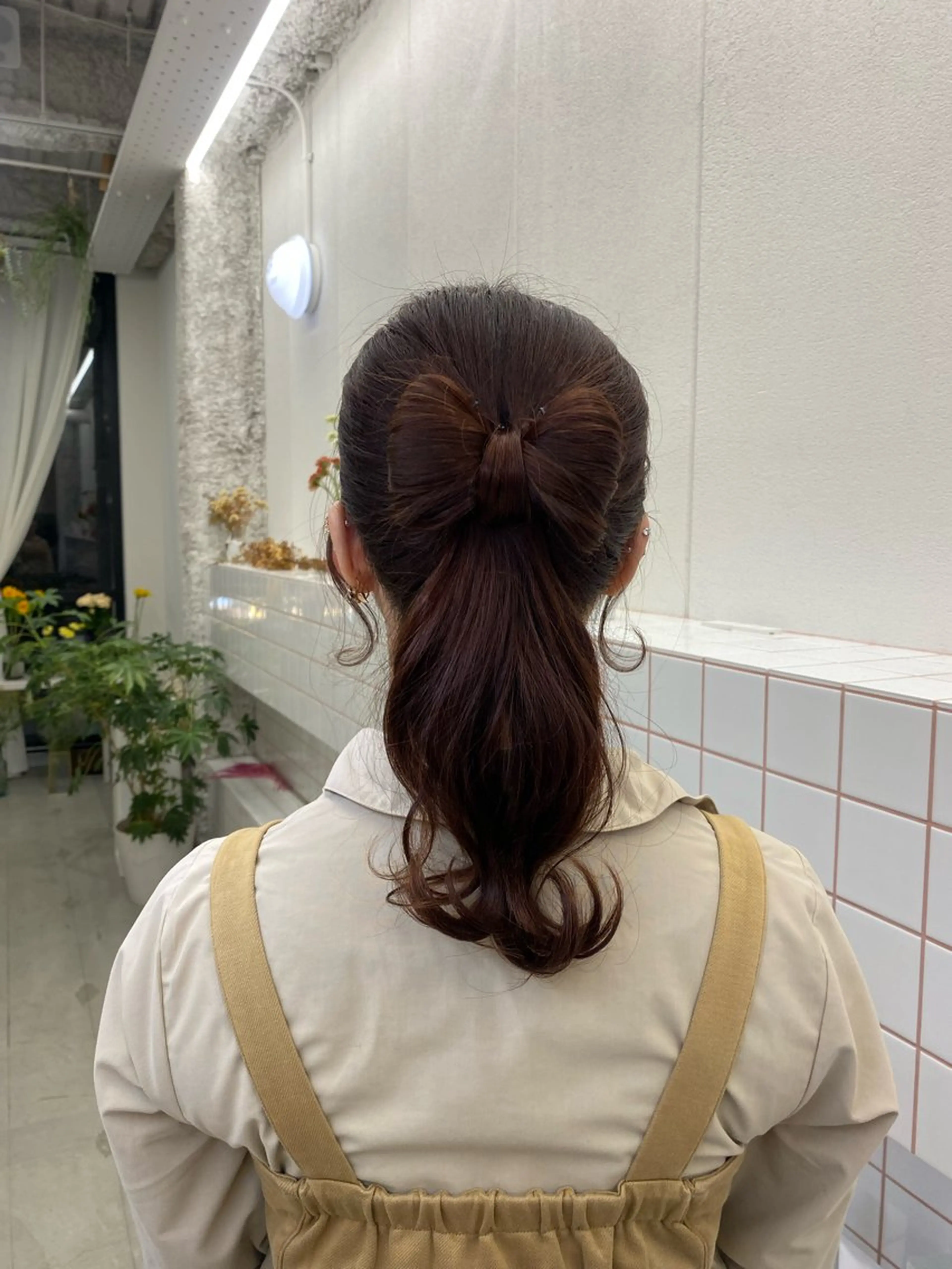 ロング カラー ヘアアレンジ ヘアカラー トリートメント ヘアセット NIKO/名古屋/ 伏見/花屋併設のヘアスタイル