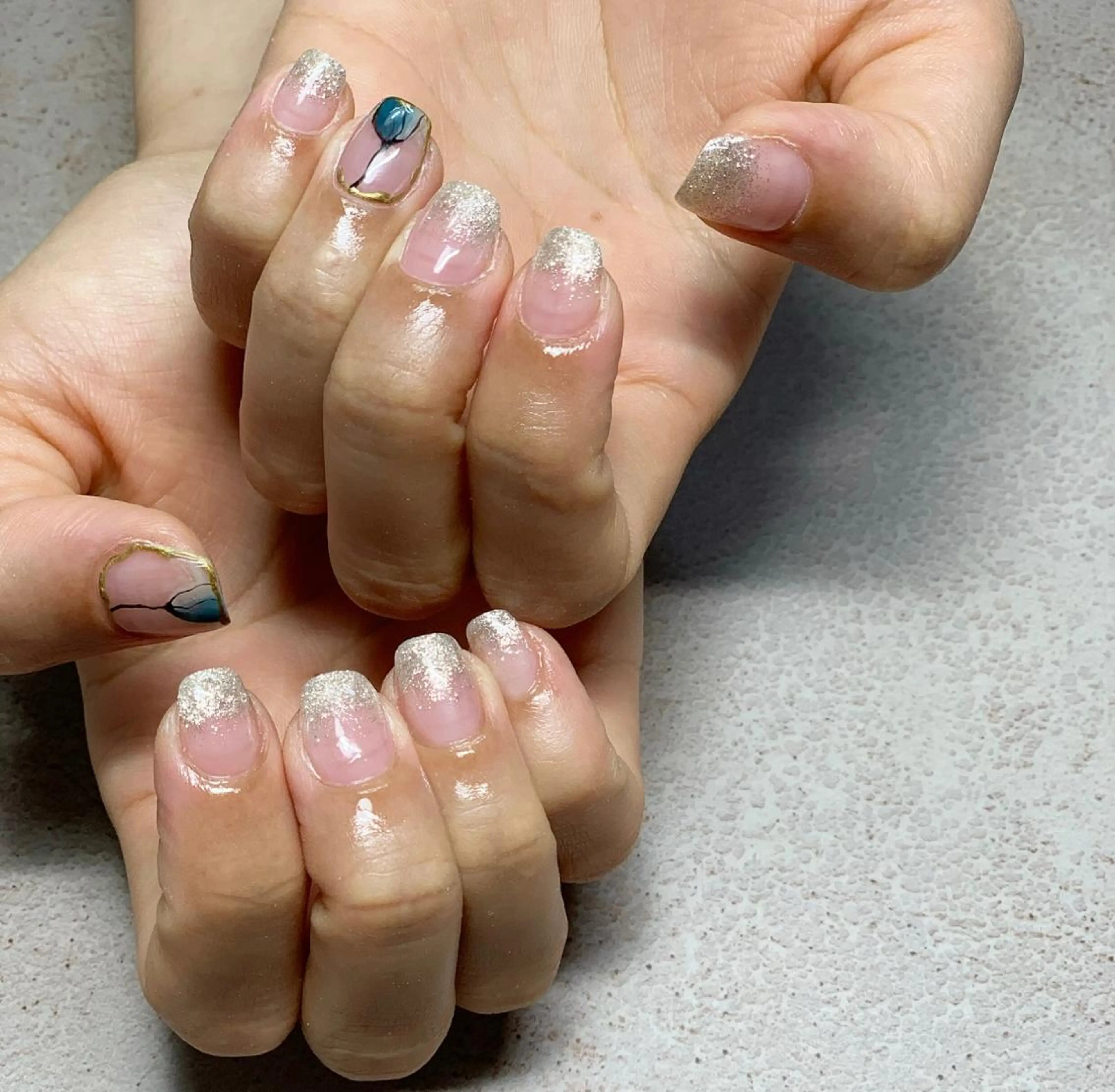 ネイル アートネイル ラメ(グリッター) ラメグラデーション nail salon naroのエステ・リラクイメージ