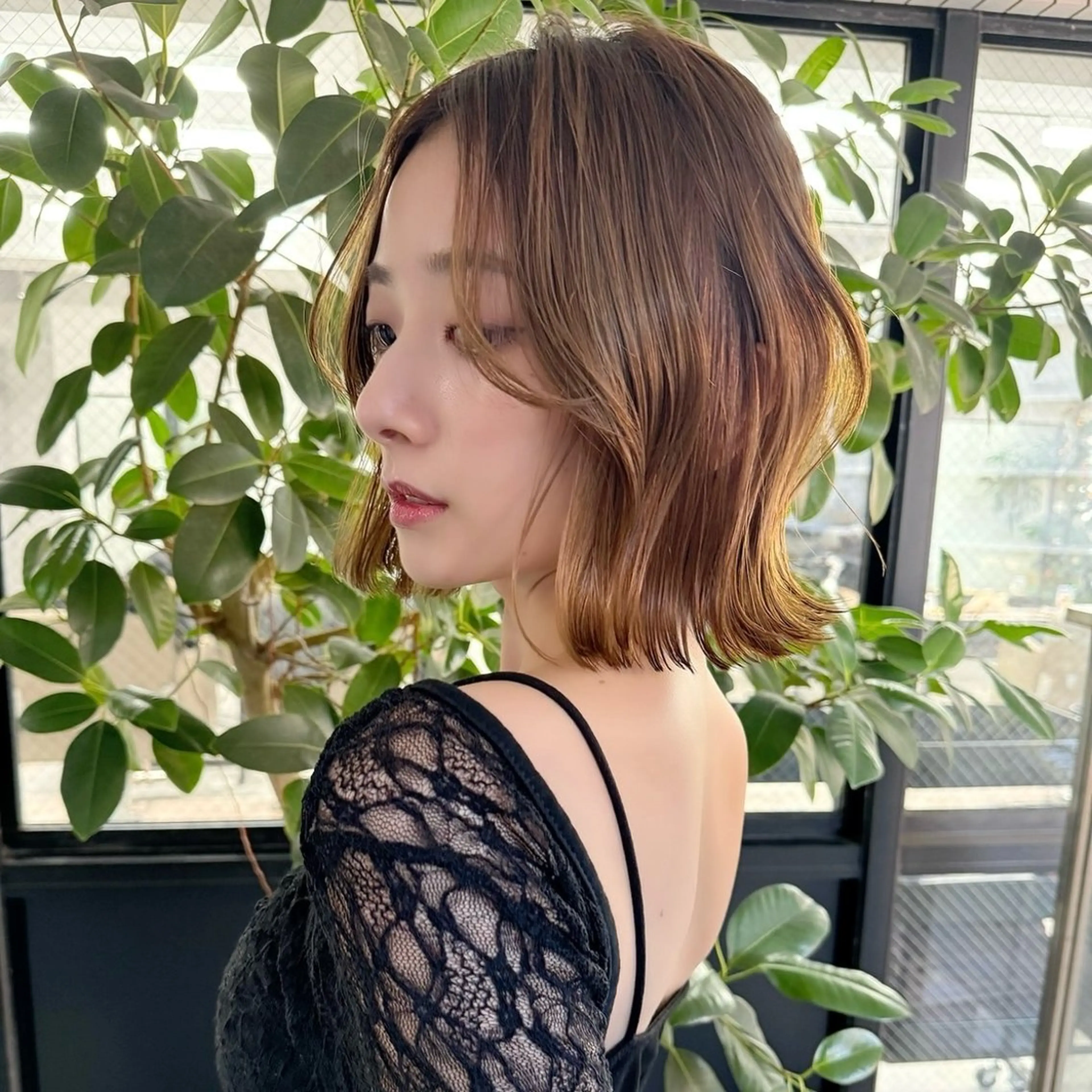 平日限定‼️【✂️似合わせボブカットモデル✂️】シャンプートリートメント付き　　ボブ/切りっぱなしボブ/トリートメントの写真