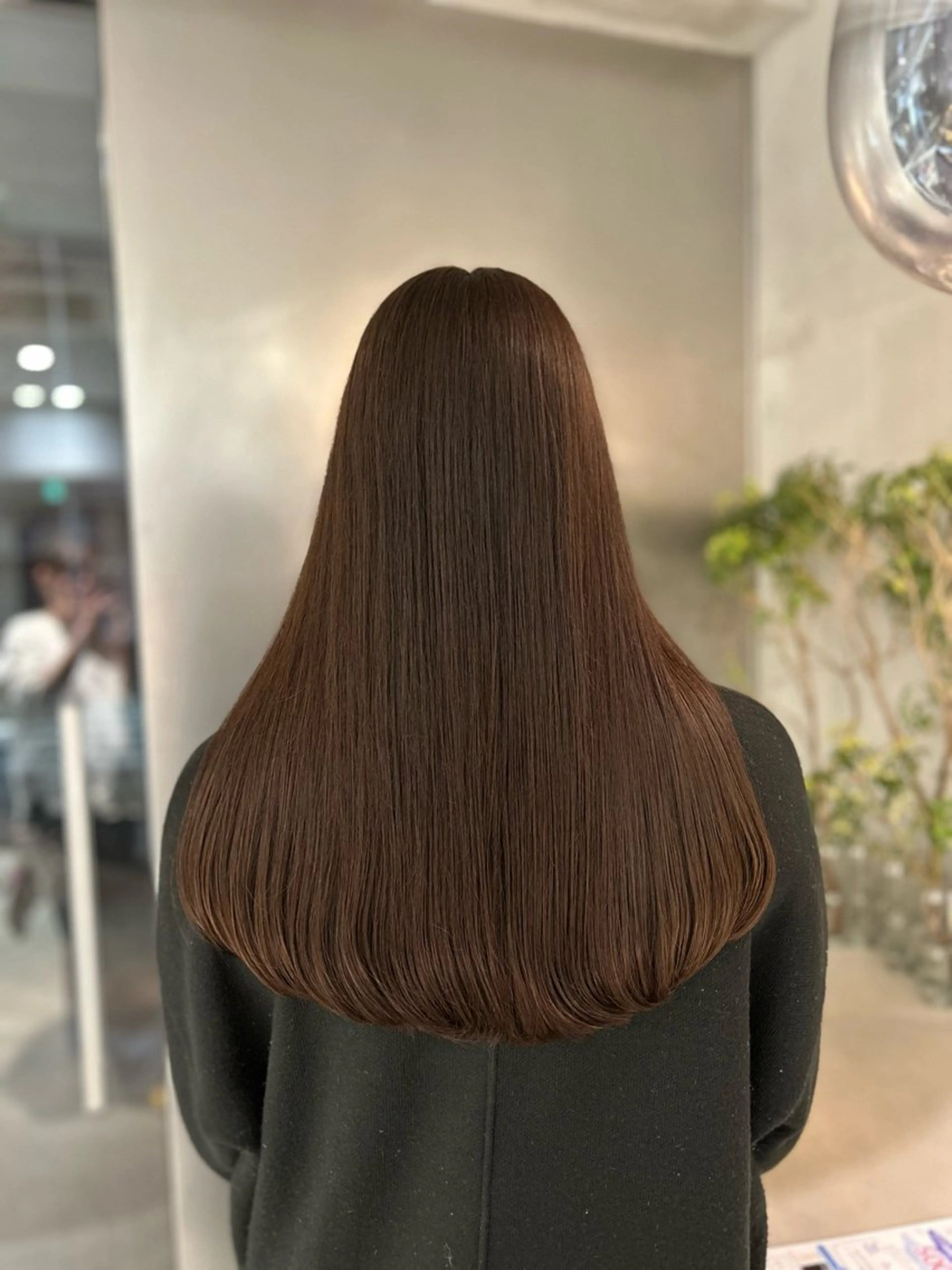 ロング カラー 馬場 菜乃夏のヘアスタイル