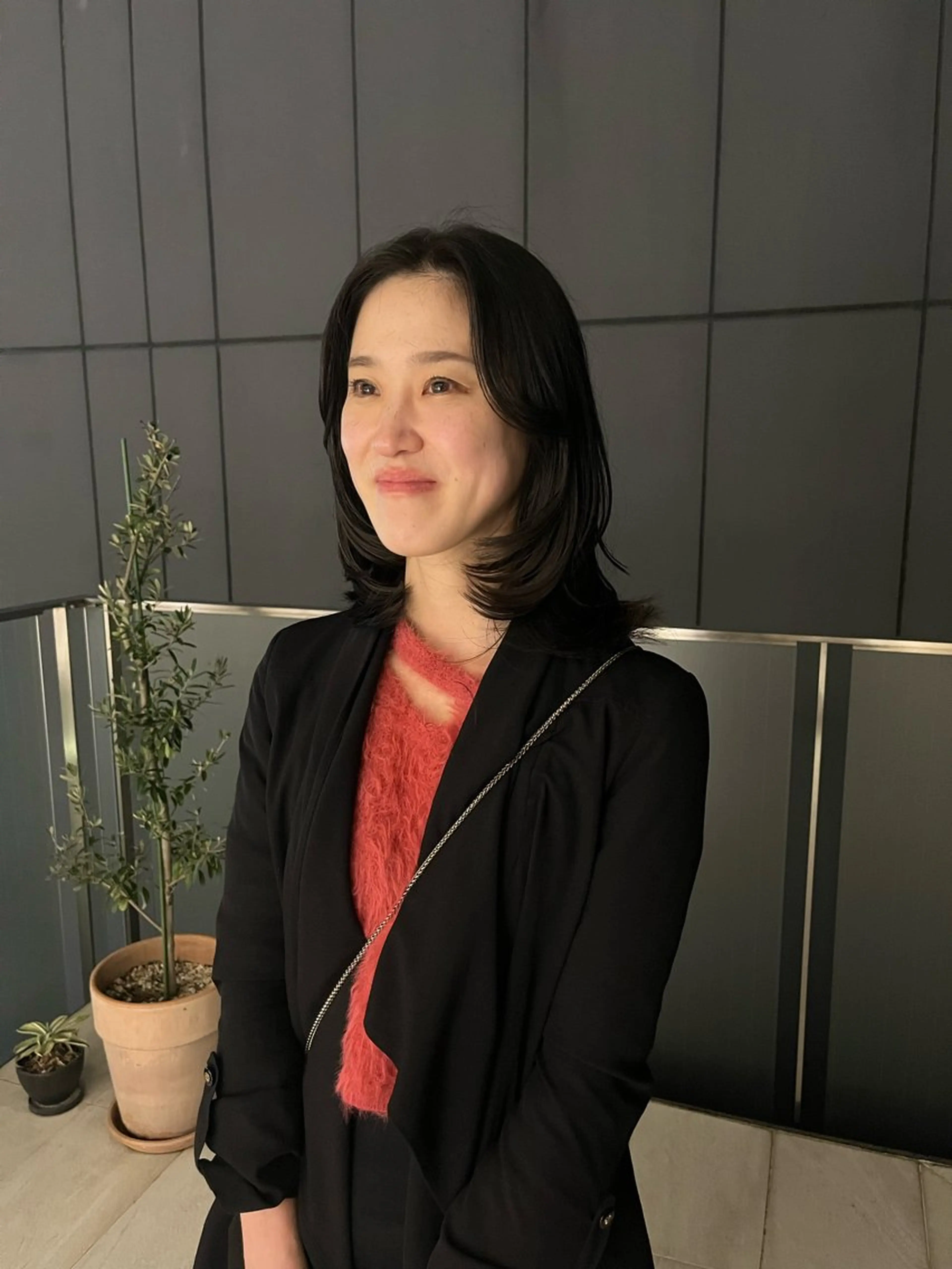 セミロング レイヤーカット 🌟表参道レイヤー カット/千優のヘアスタイル