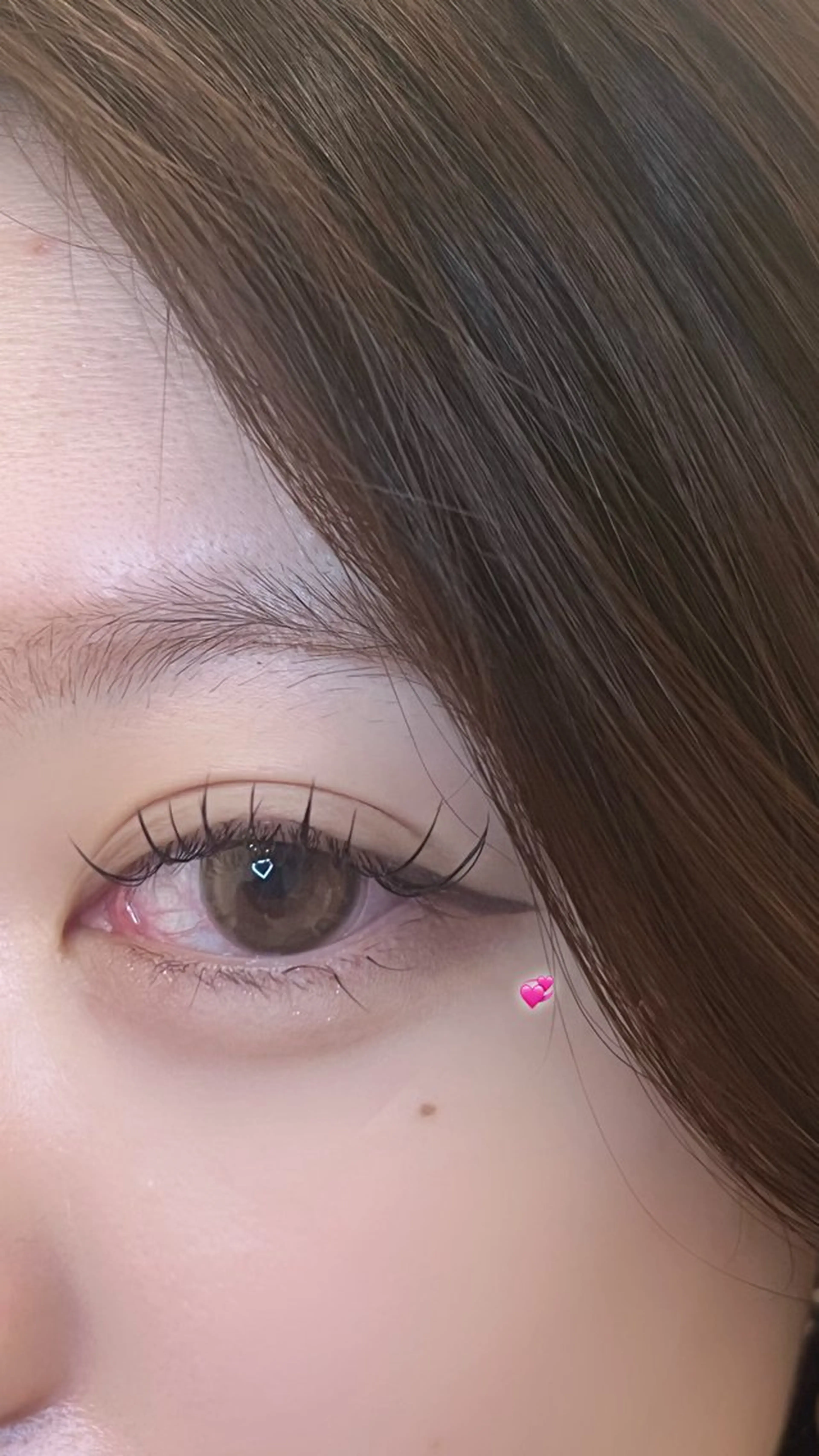 マツエク・マツパ レイヤーカット┊ 透 明感カラー┊ YUIのマツエク・マツパデザイン