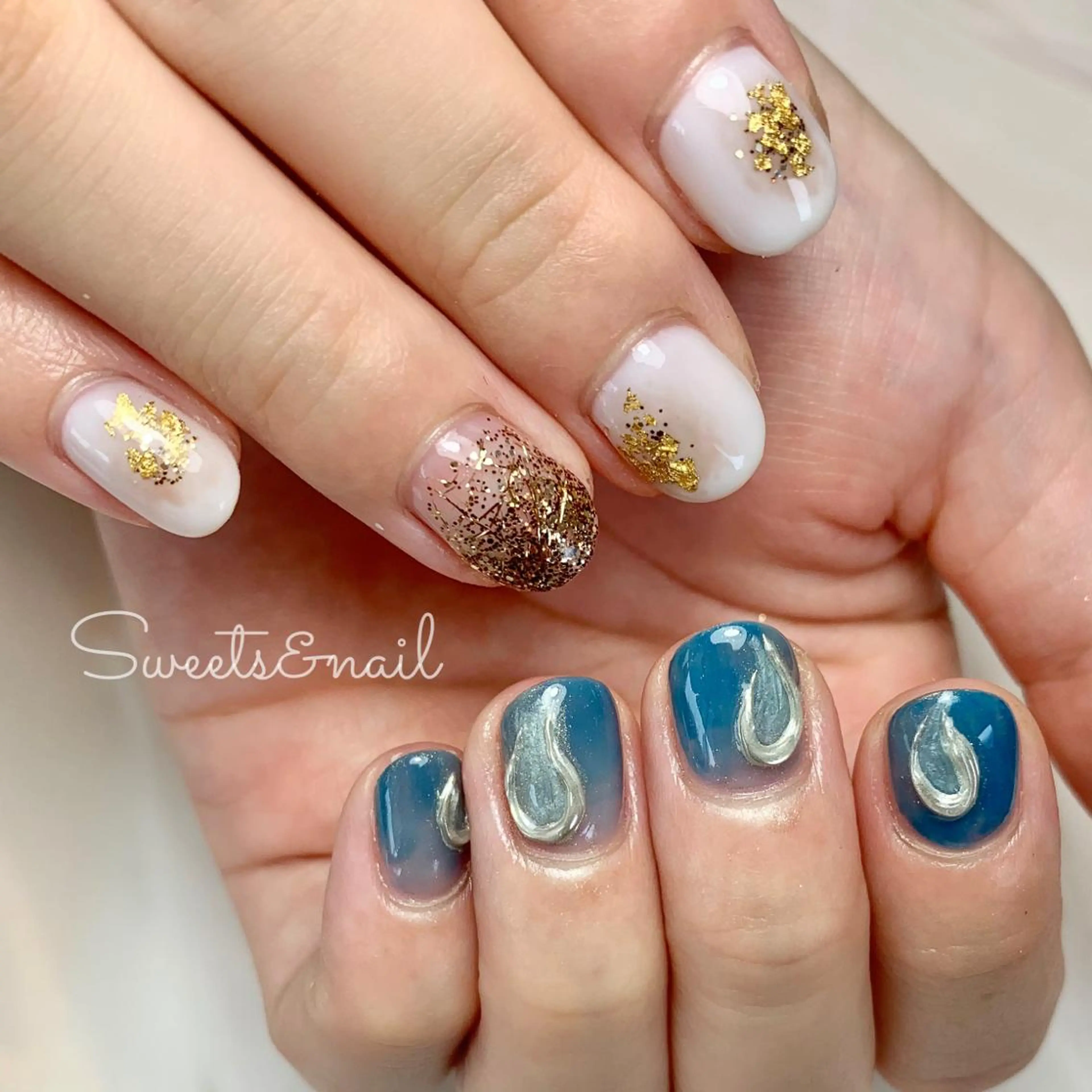 ネイル ニュアンスネイル Sweets& nail みなこのネイルデザイン