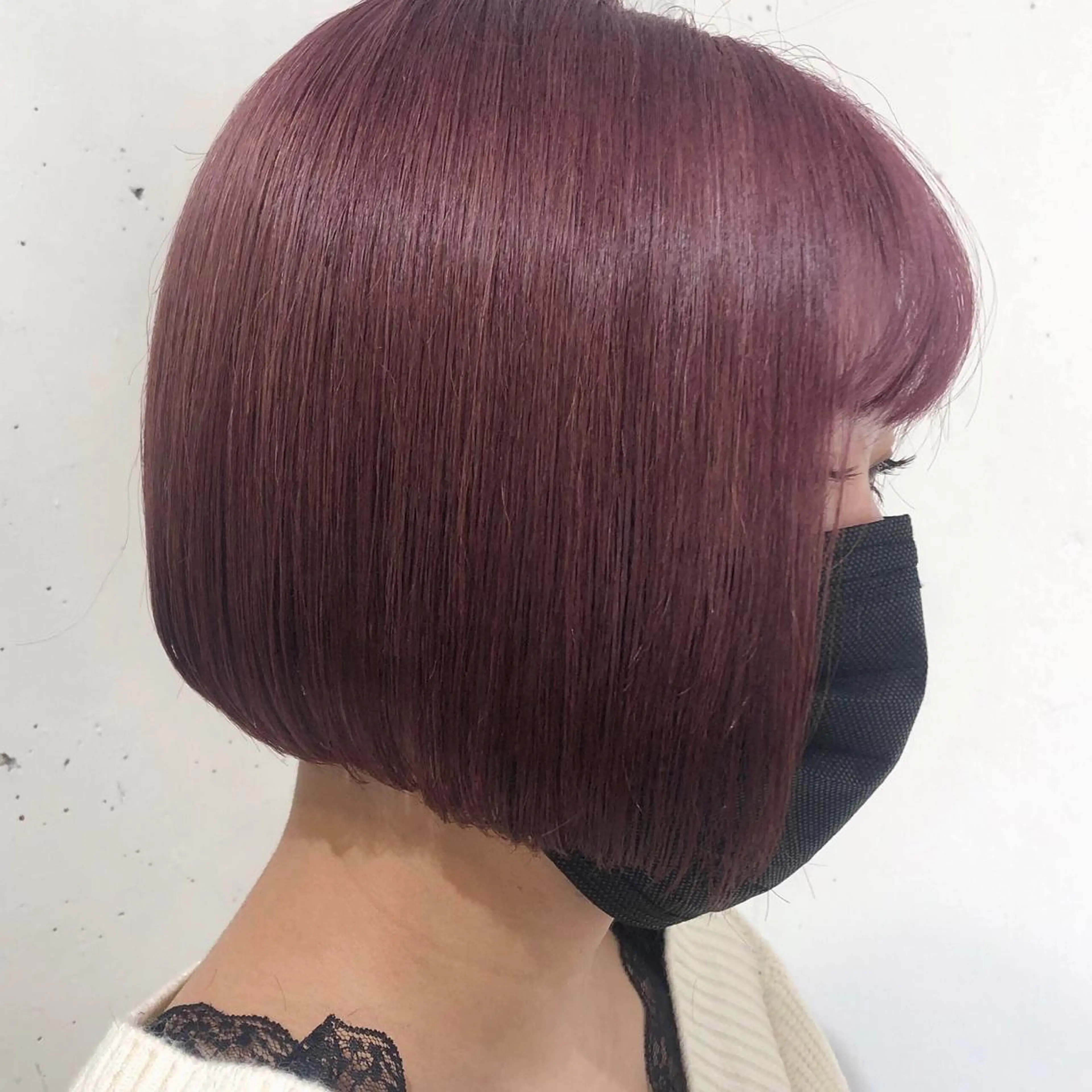 ミディアム カラー パーマ ヘアアレンジ カット ヘアカラー トリートメント ヘアセット 八巻 晴香のヘアスタイル