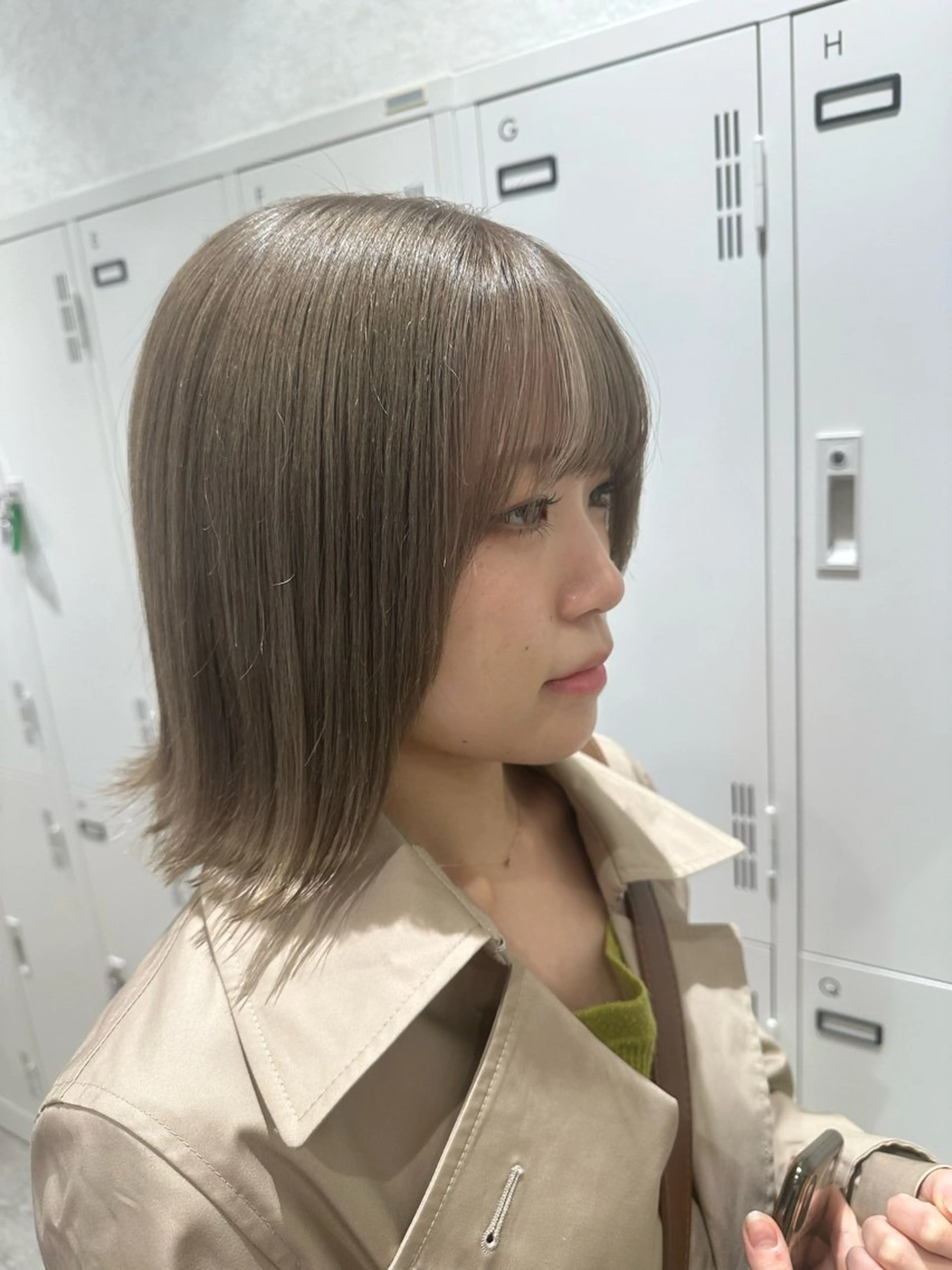 ミディアム カラー ミサキ￤暖色￤ブ リーチ￤カラーリストのヘアスタイル