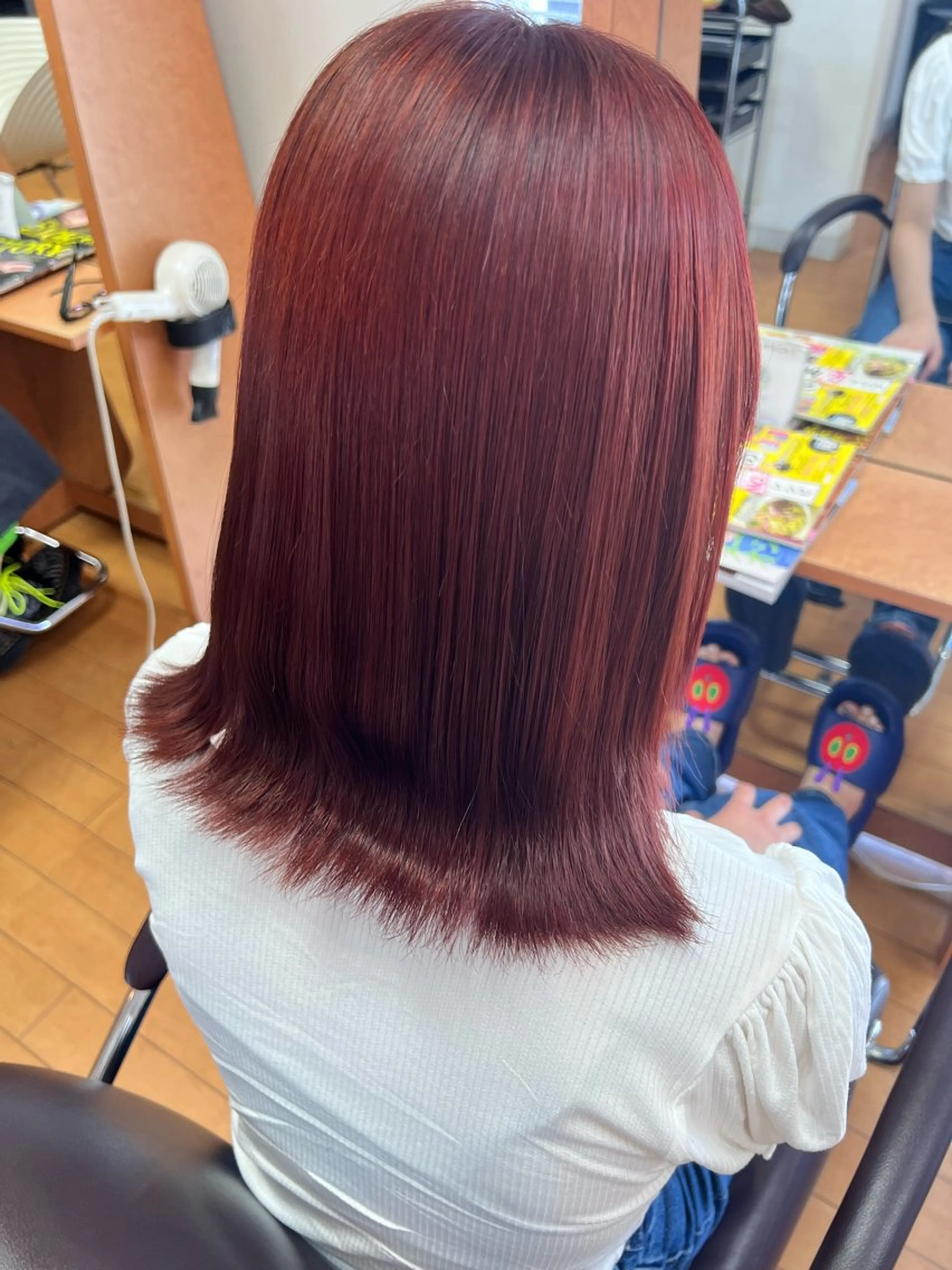 ミディアム カラー ヘアカラー トリートメント 澤越 遥花のヘアスタイル