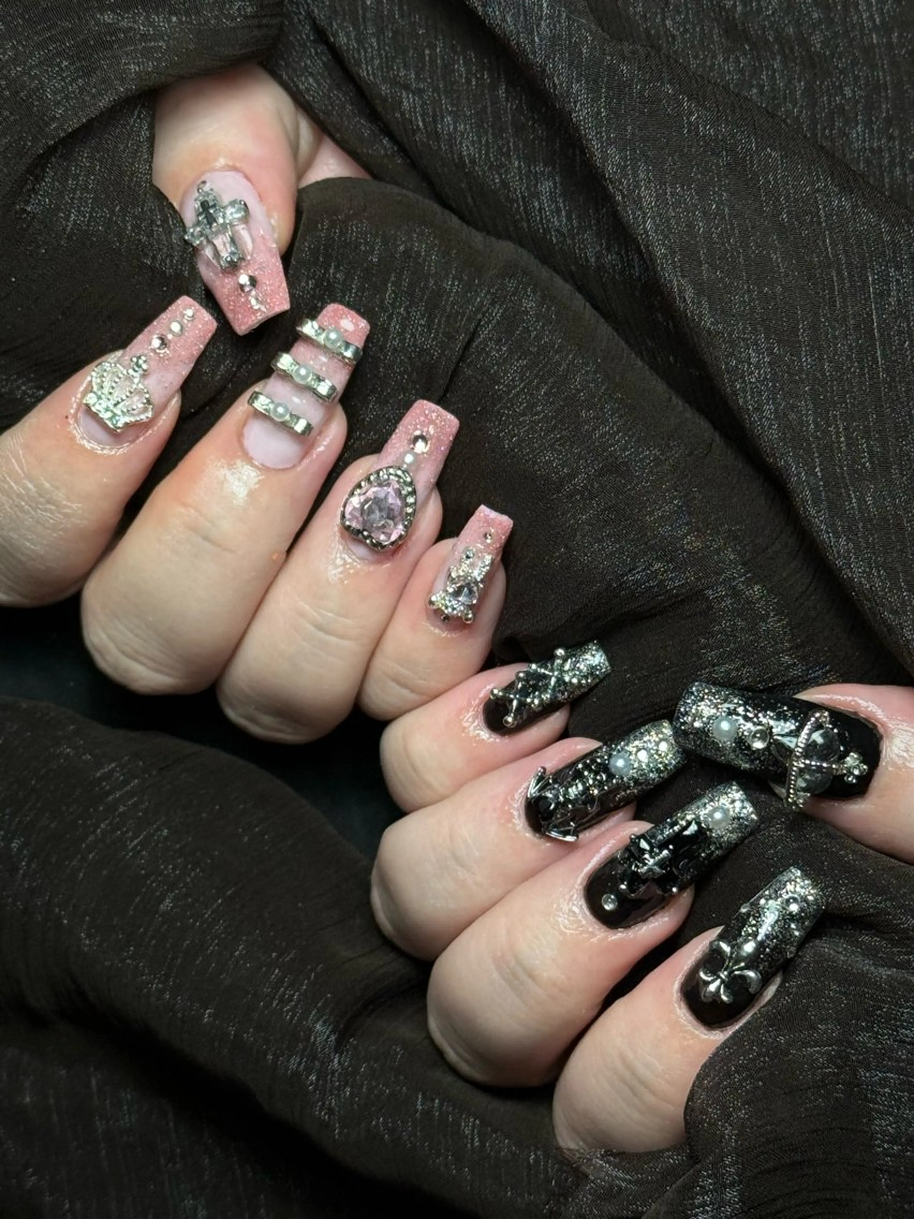 セミロング ハンドネイル Tsukimi nail所属・シ シのネイルデザイン