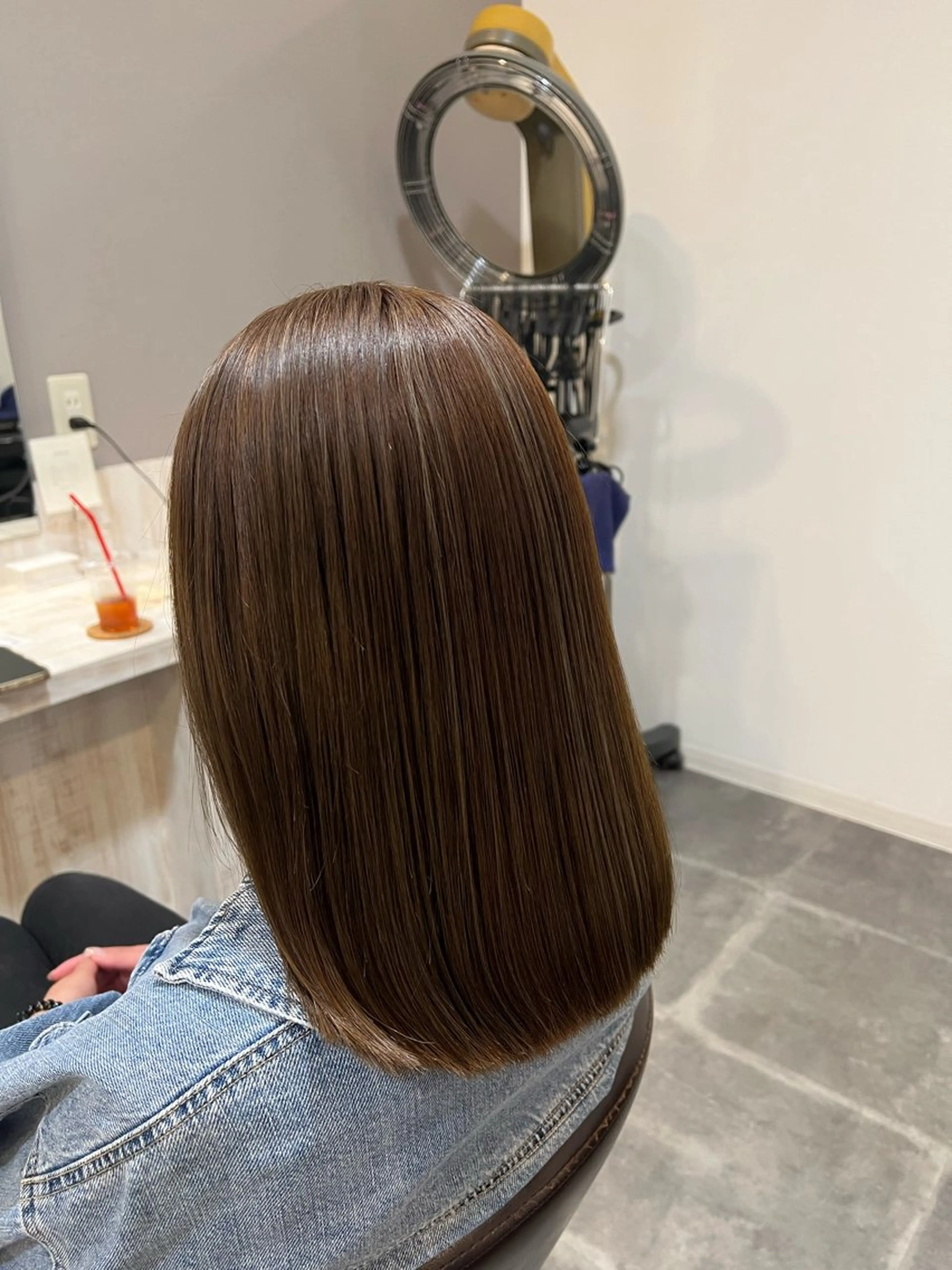 ミディアム まとまるツヤ髪カット ┆たんげ なるみのヘアスタイル