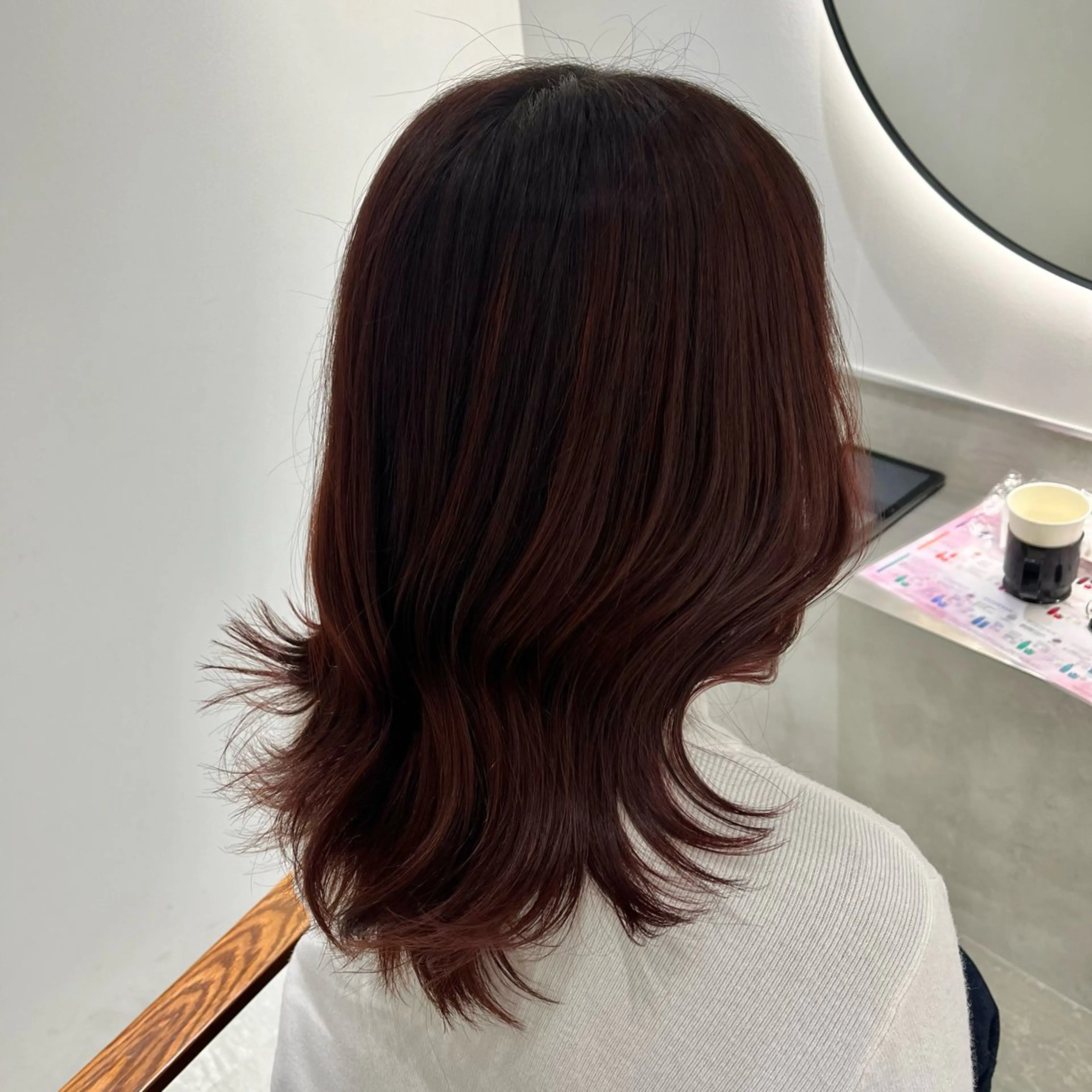 カラー 韓国ヘア🤍 maiのヘアスタイル