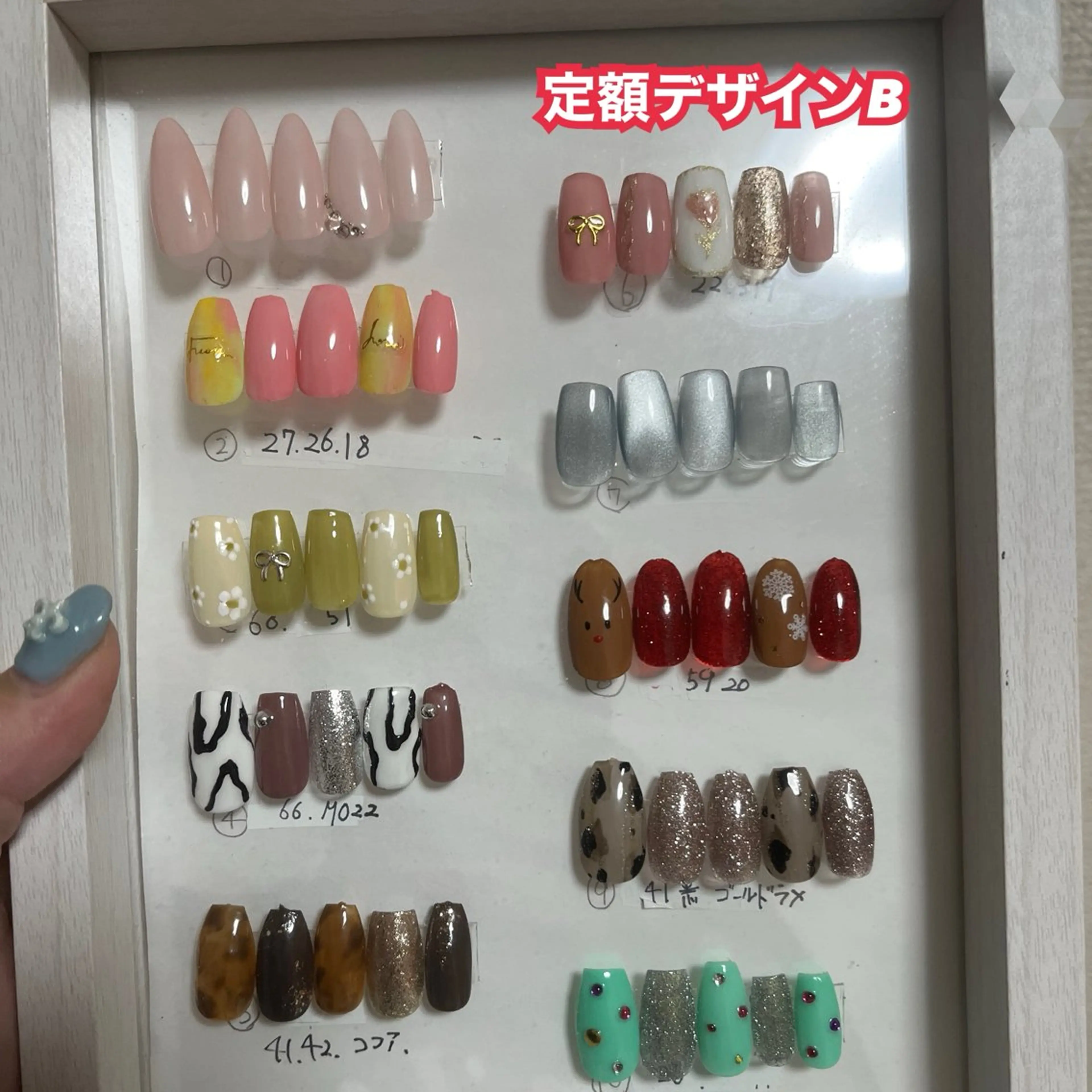 定額デザインBの写真