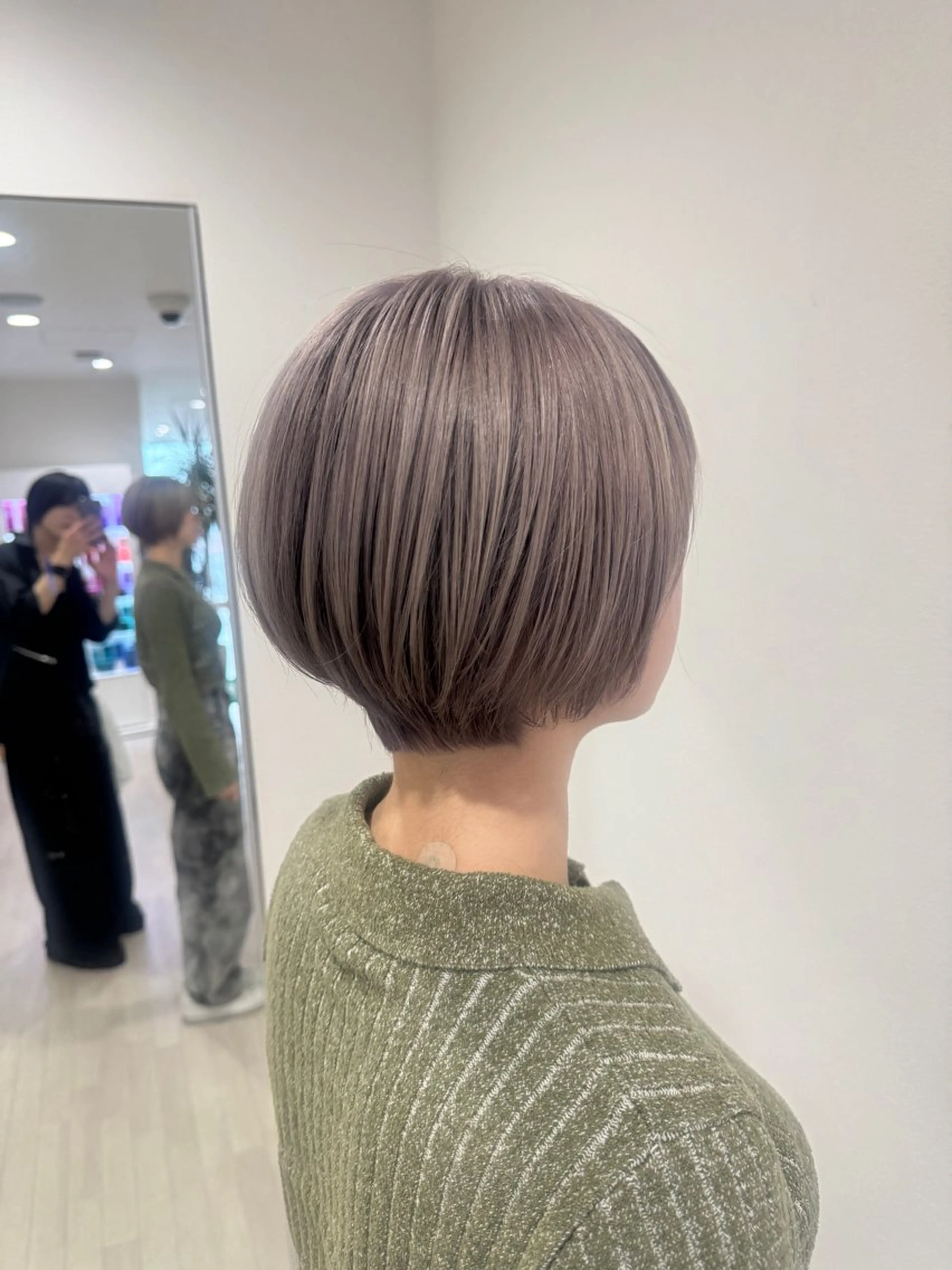 ショート カラー ヘアカラー Re:st所属・ダブルカラー/ ハイトーン/雅のヘアスタイル