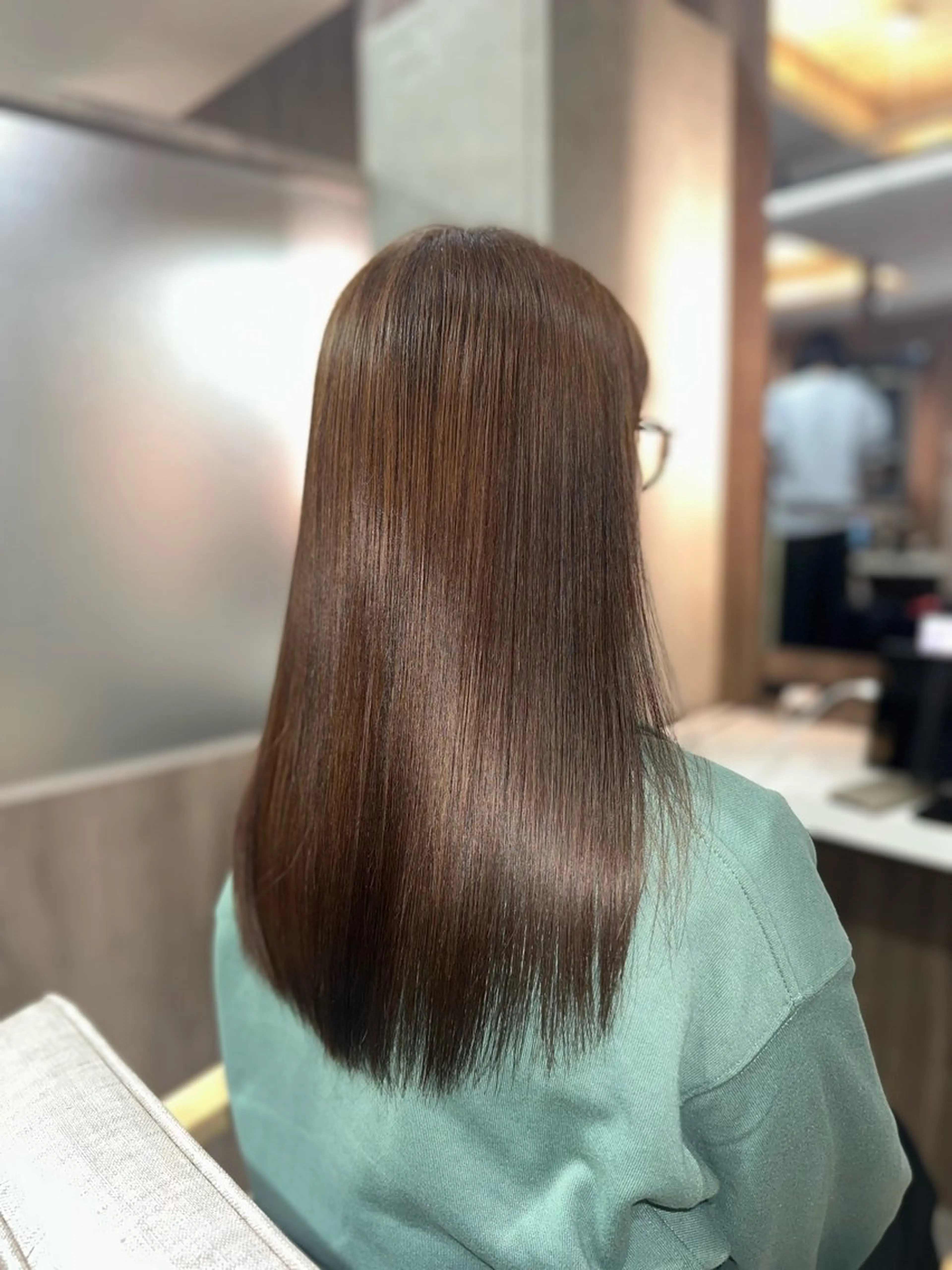 ロング カラー パーマ 縮毛矯正 【髪質改善特化】 tamのヘアスタイル