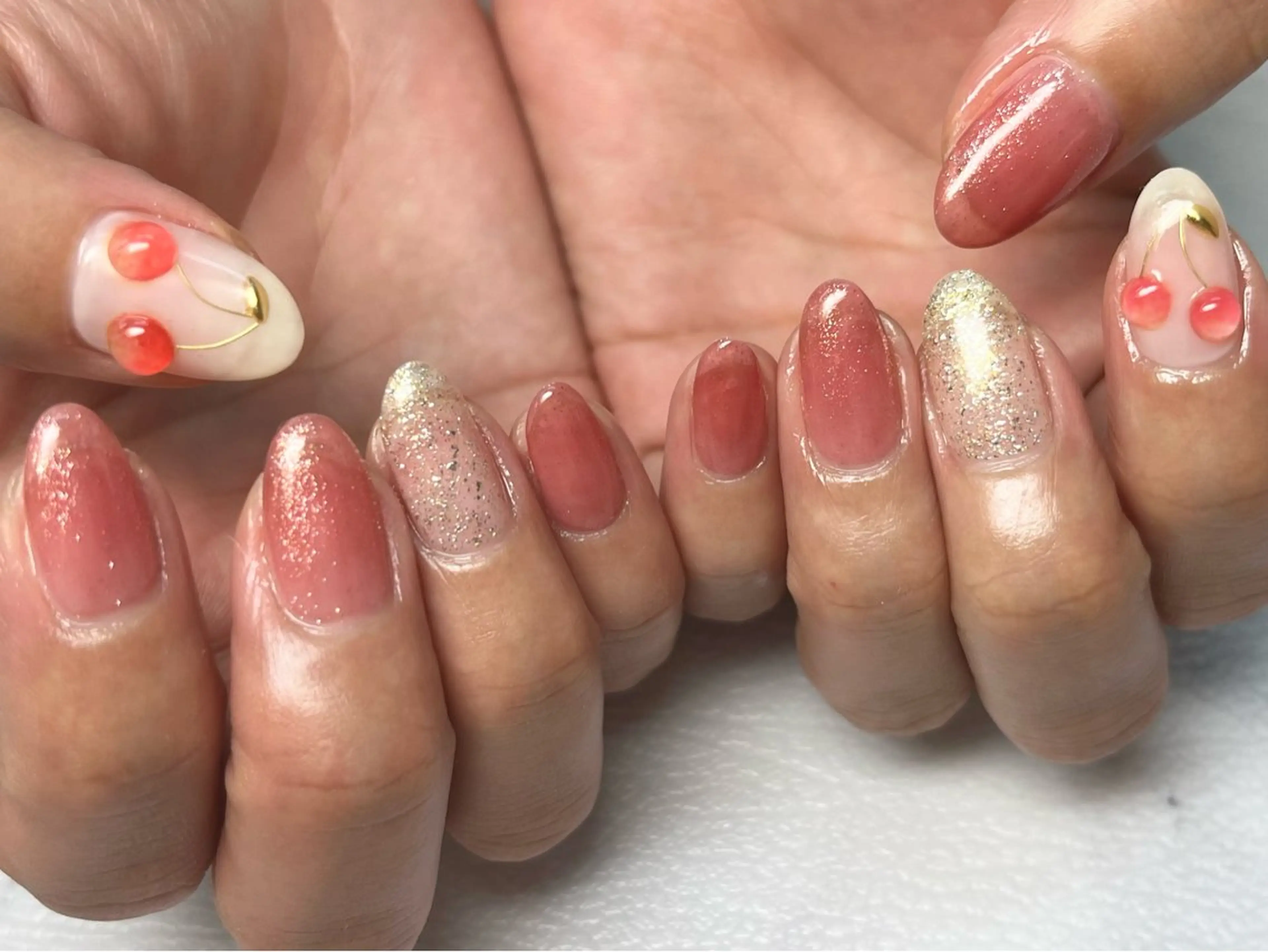 ネイル ハンドネイル Queennail 北堀江Yumiのネイルデザイン