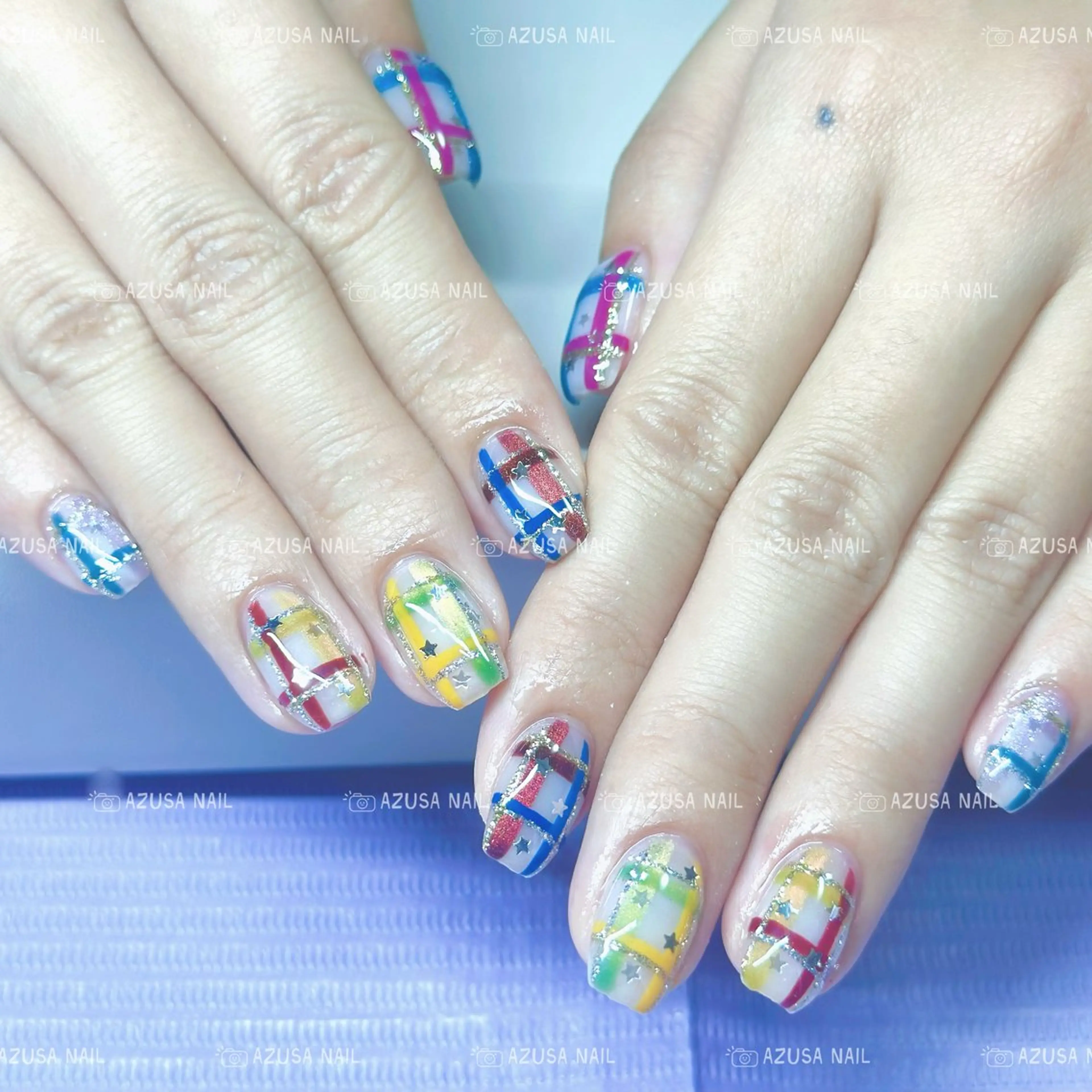 ネイル アートネイル フラッシュネイル フレンチネイル キラキラネイル マグネットネイル ハンドネイル 🧸自宅ネイル あずさのネイルデザイン