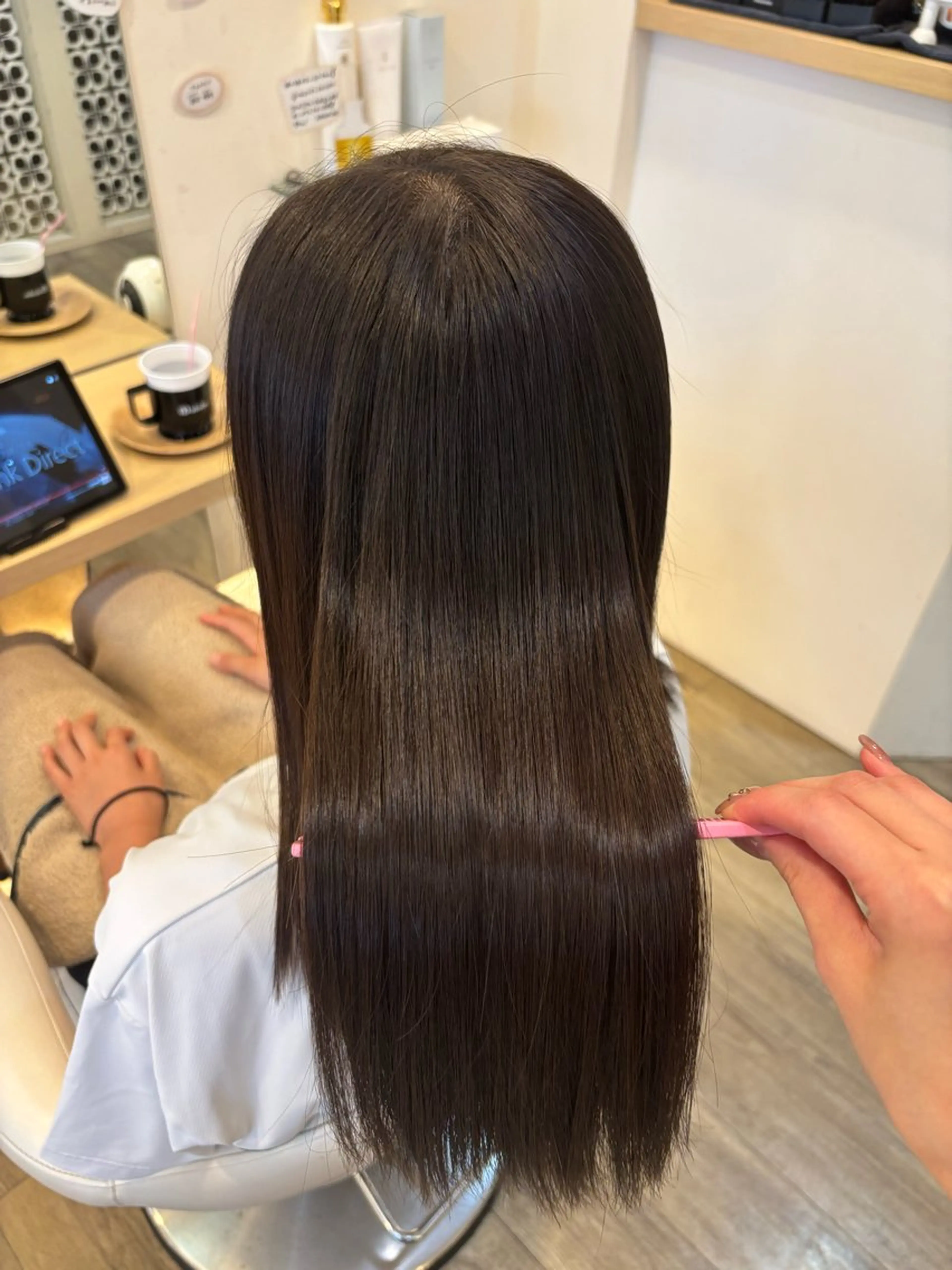 【10月限定🎀】さら艶縮毛矯正✨(カットなし🙅🏻‍♀️)の写真