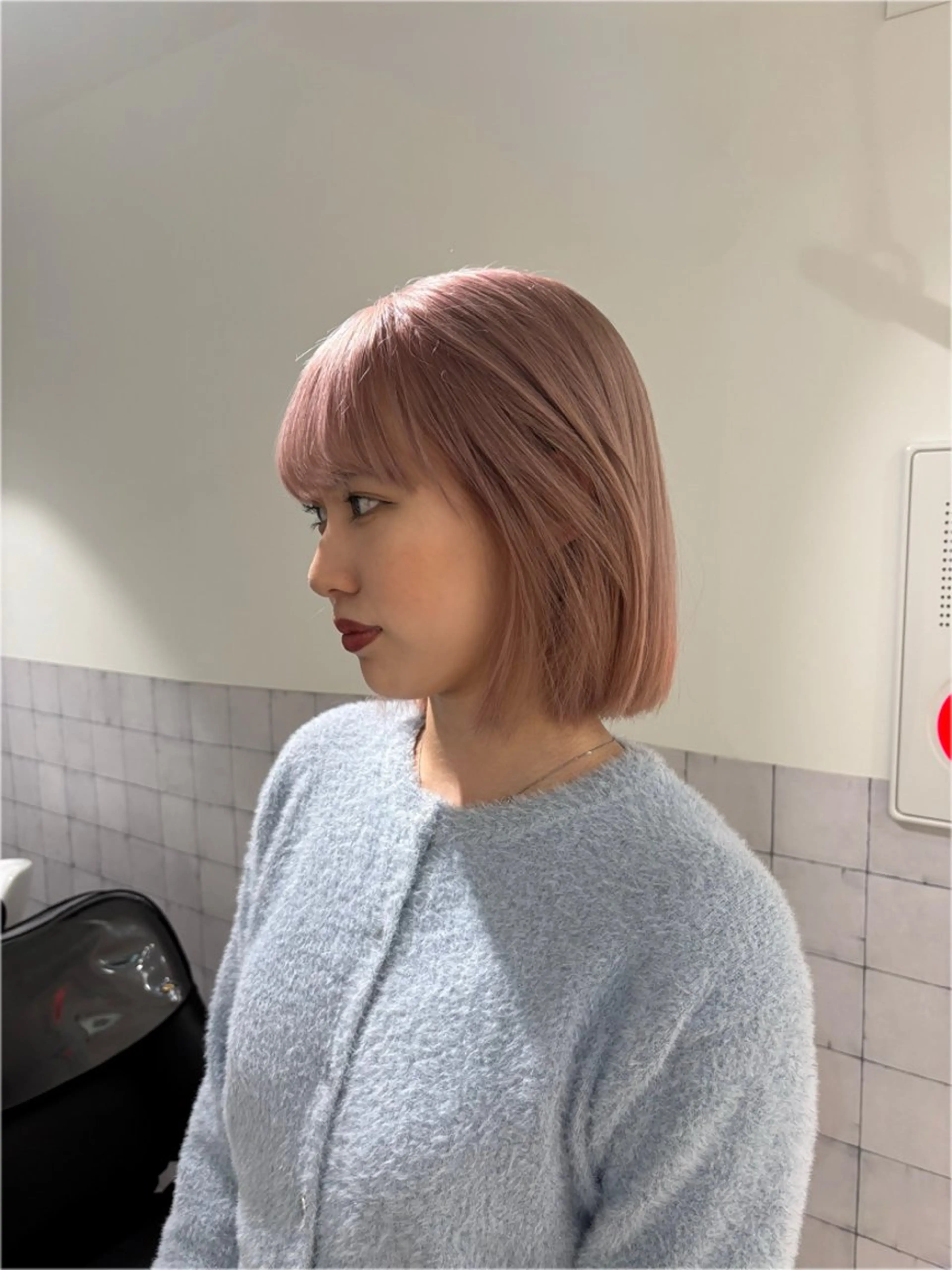 カラー ヘアカラー AO所属・Haruka🌺府中 /ボブ/海外ヘアのヘアスタイル