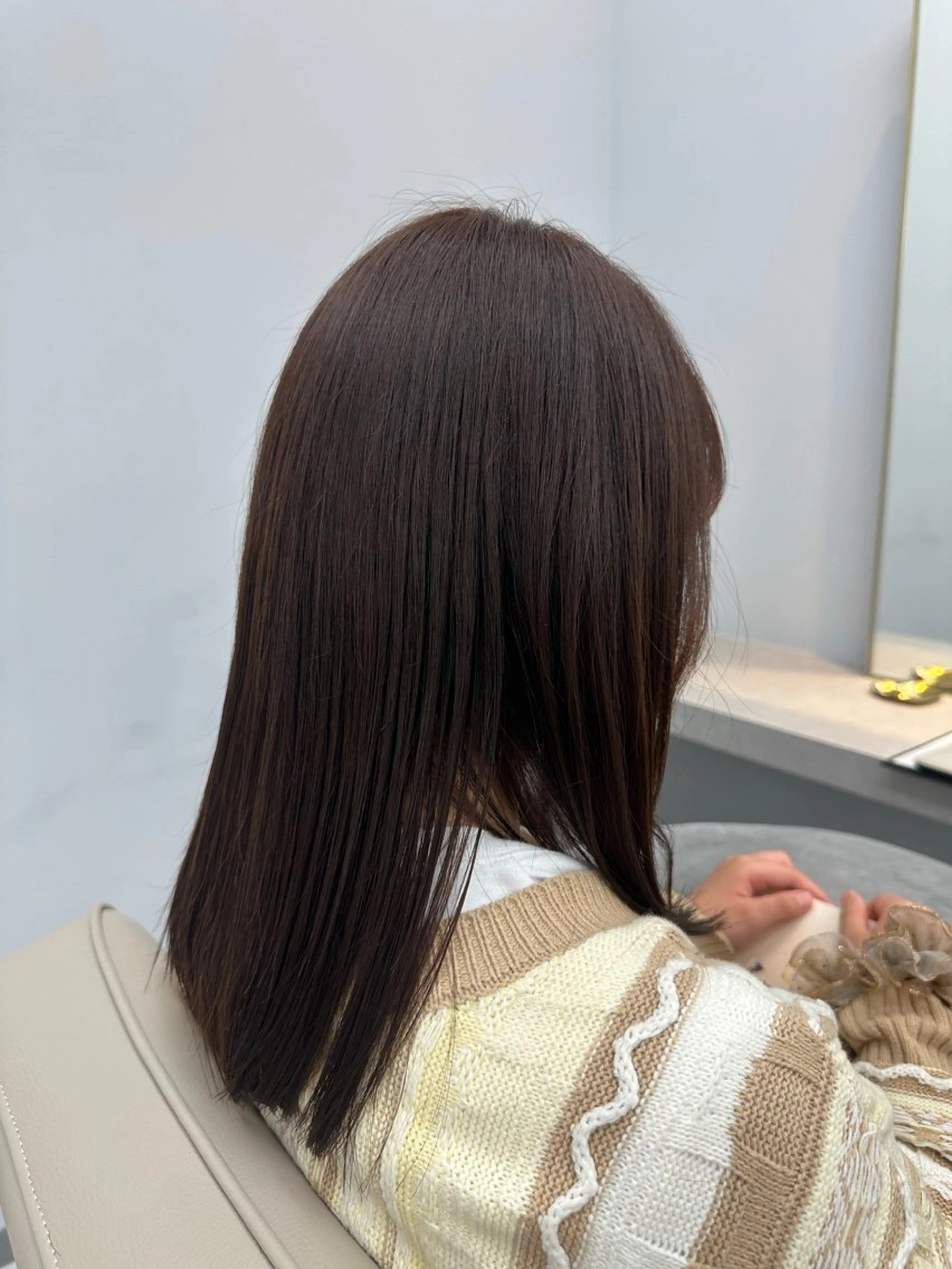 カラー ヘアカラー 佐々木 玲のヘアスタイル