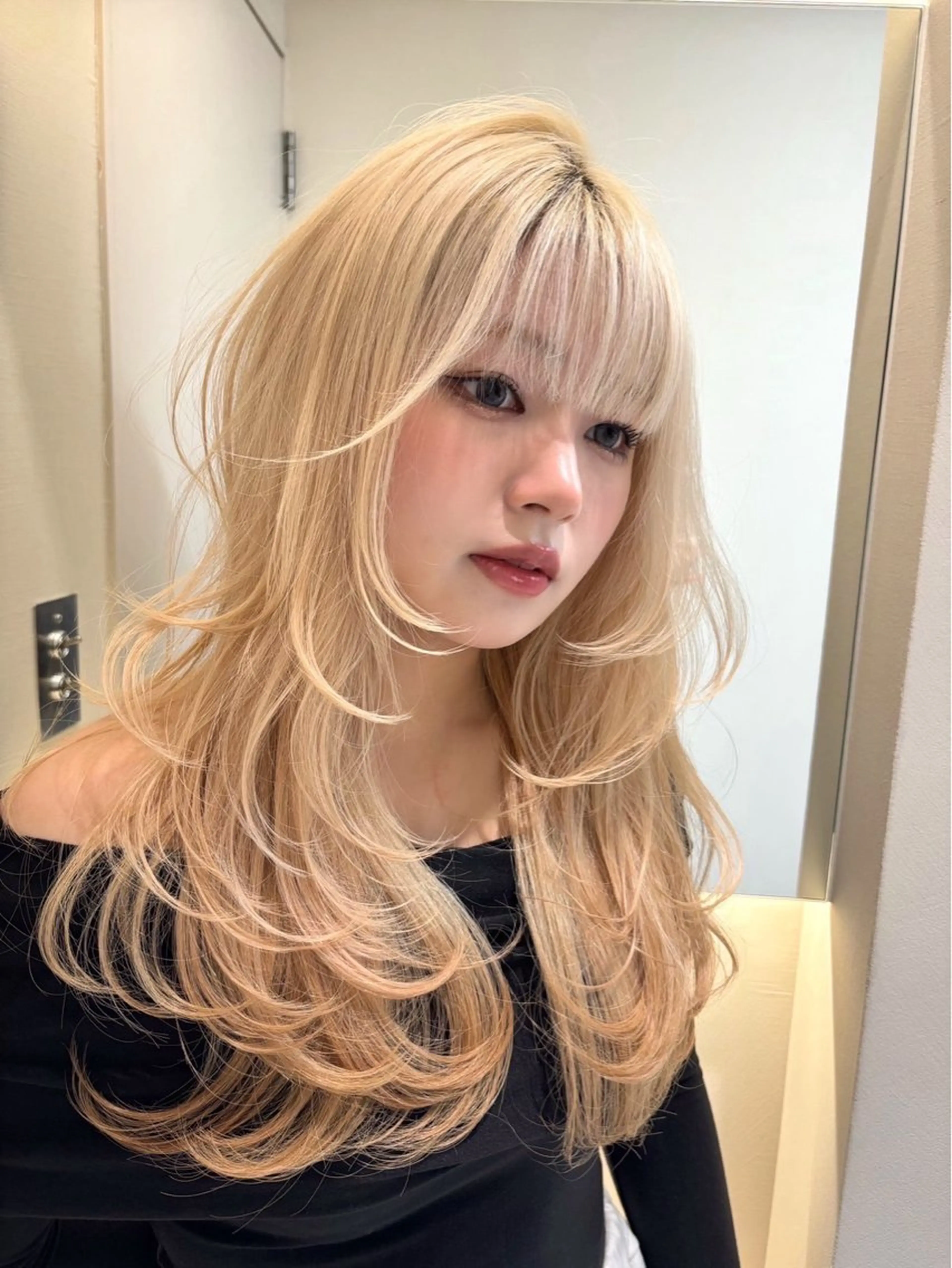 ロング カラー カット ヘアカラー トリートメント ⭐️髪質改善⭐️ LondMeliaのヘアスタイル