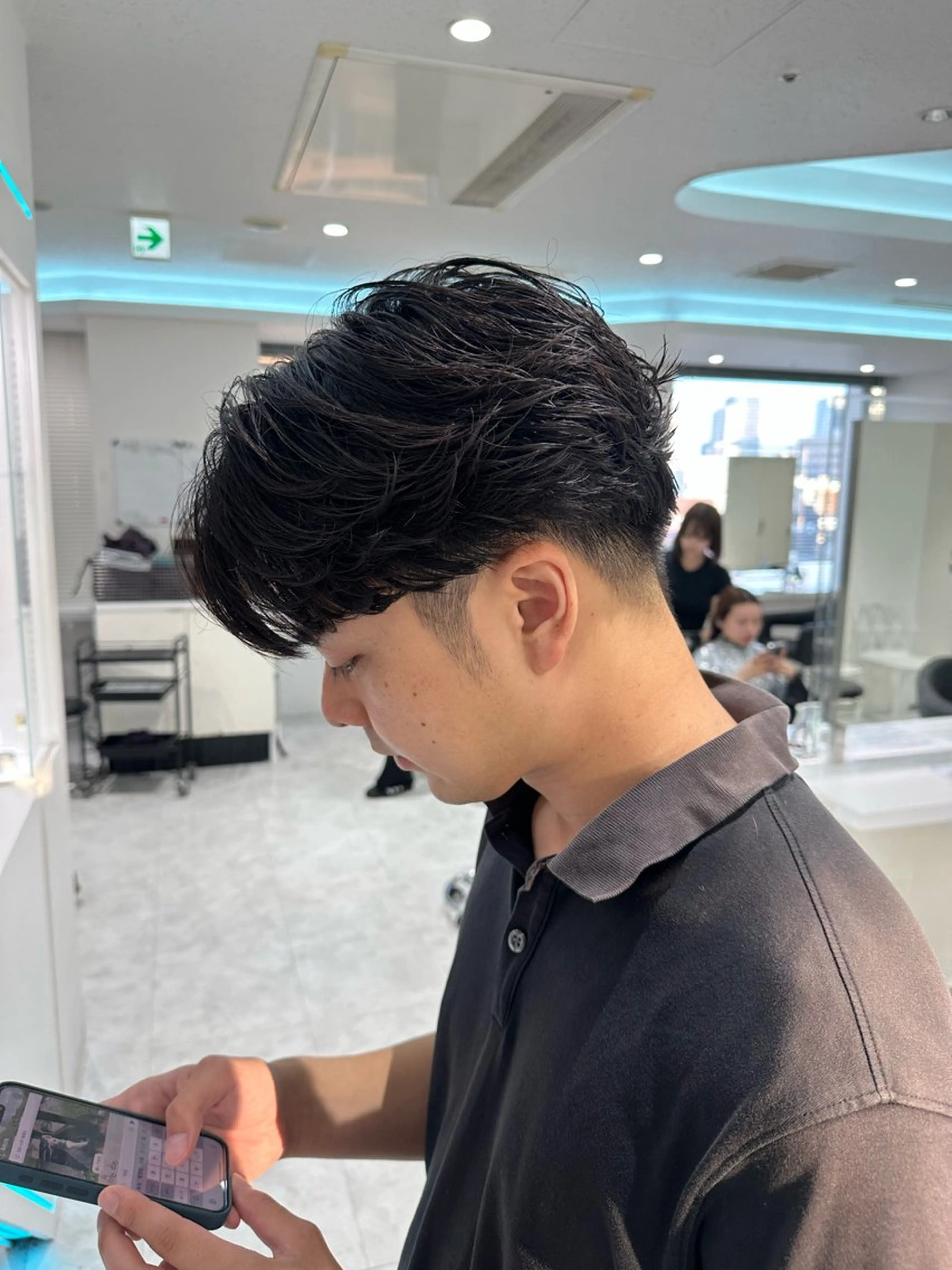 パーマ メンズ カット パーマ 🐺メンズパーマ マッシュ　あさひ🐺のヘアスタイル