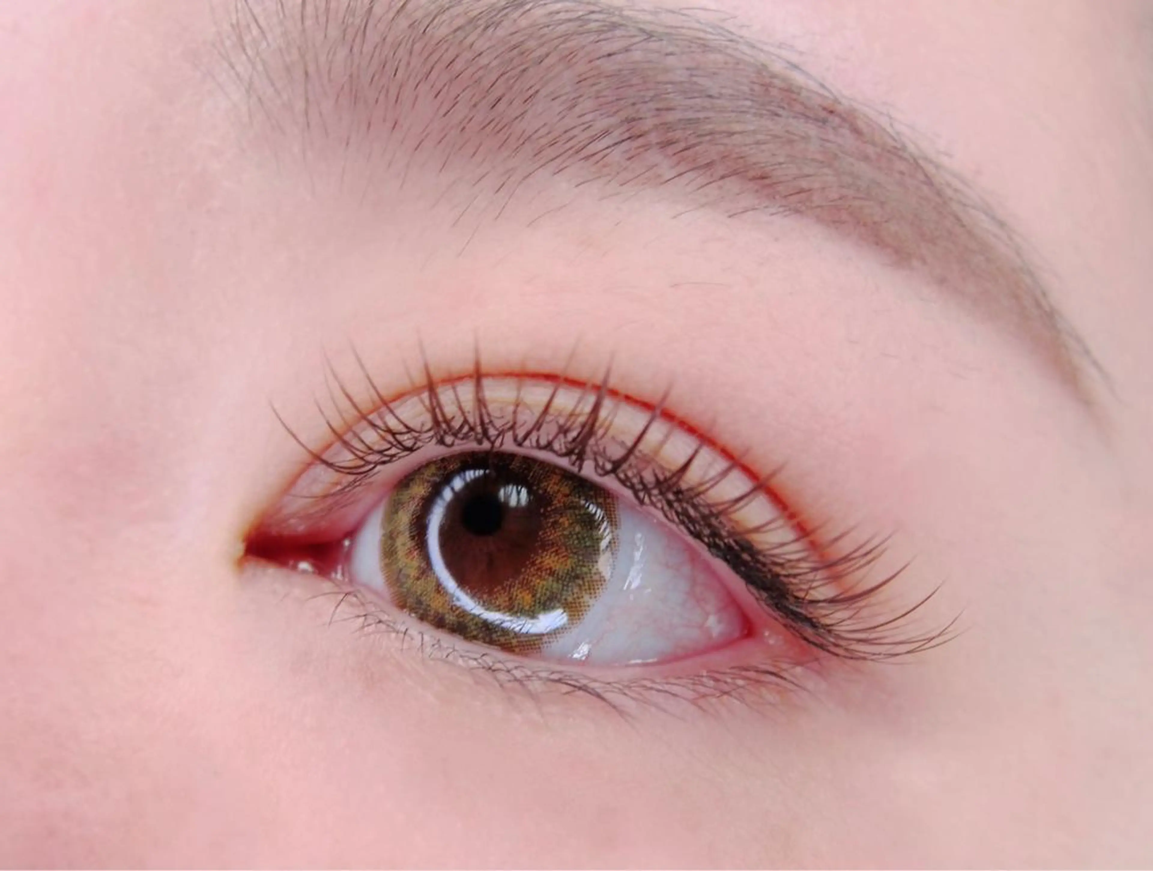 マツエク・マツパ ブラウンラッシュ カラーマツエク sol eyelashのエステ・リラクイメージ