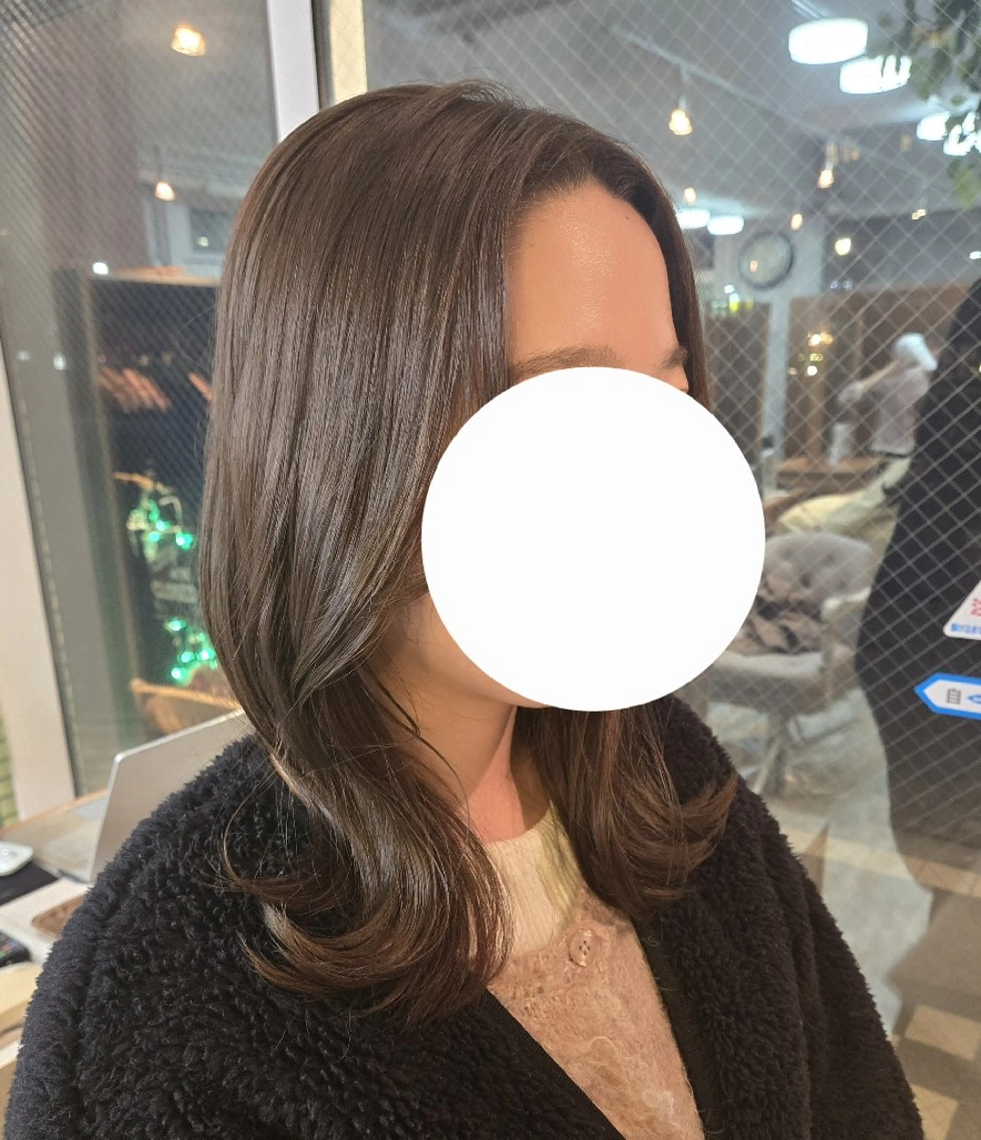 ミディアム カラー ベージュカラー ヘーゼル カット ヘアカラー 似合わせカット🫶 得意です　曽根田のヘアスタイル