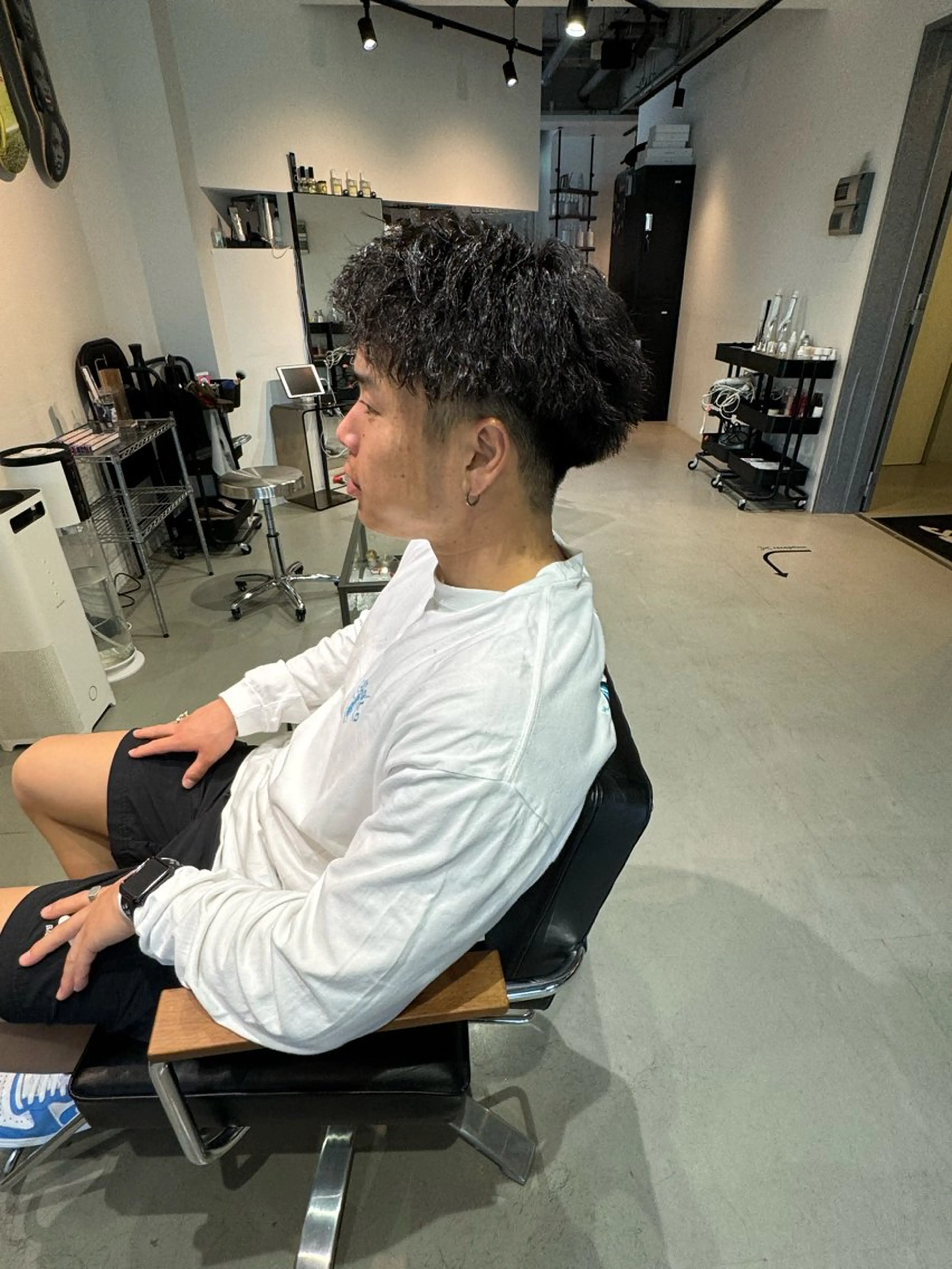 ショート パーマ メンズ カット パーマ パーマ職人 Mizukiのヘアスタイル