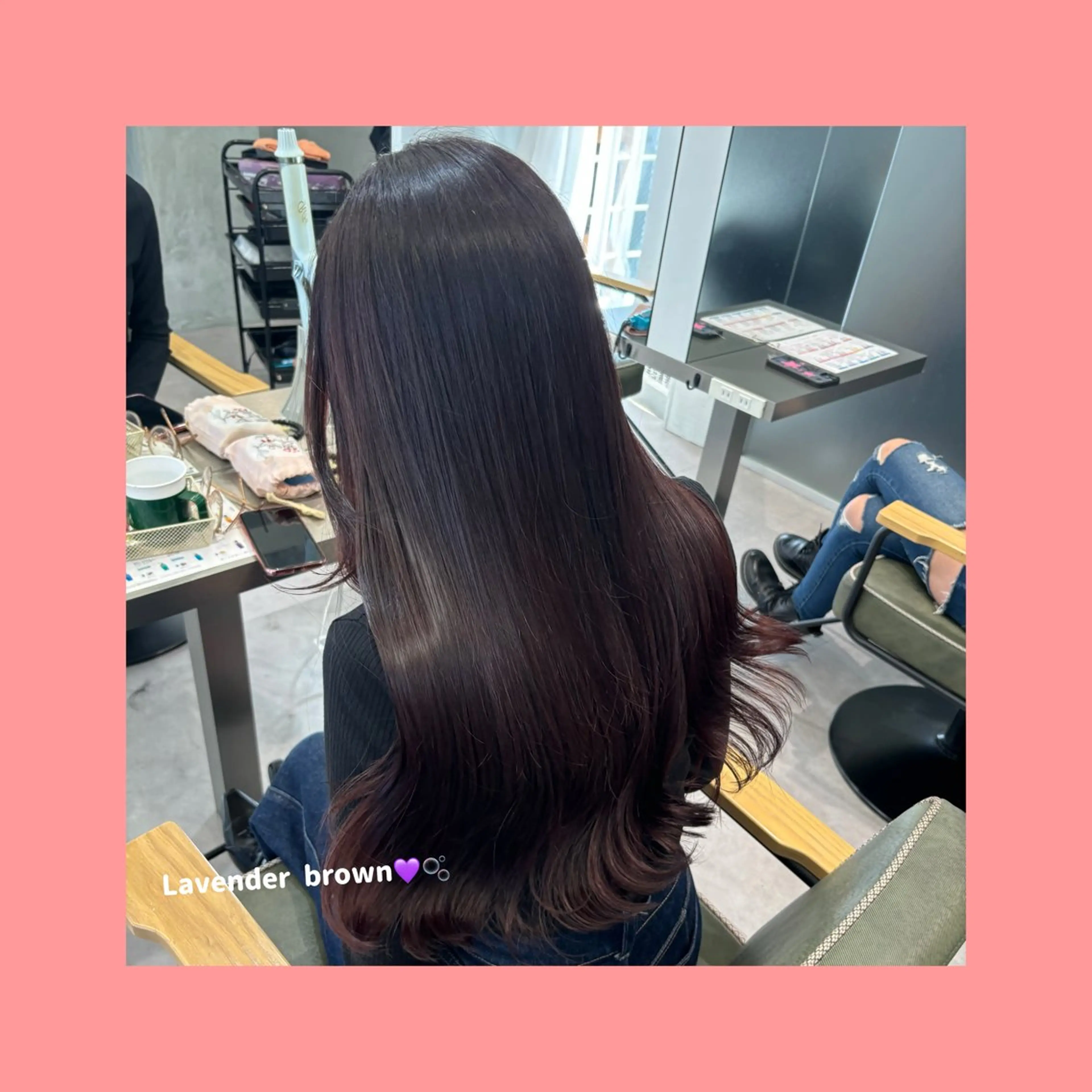 カラー aoi/暖色カラー/ プツッとボブ🎀のヘアスタイル