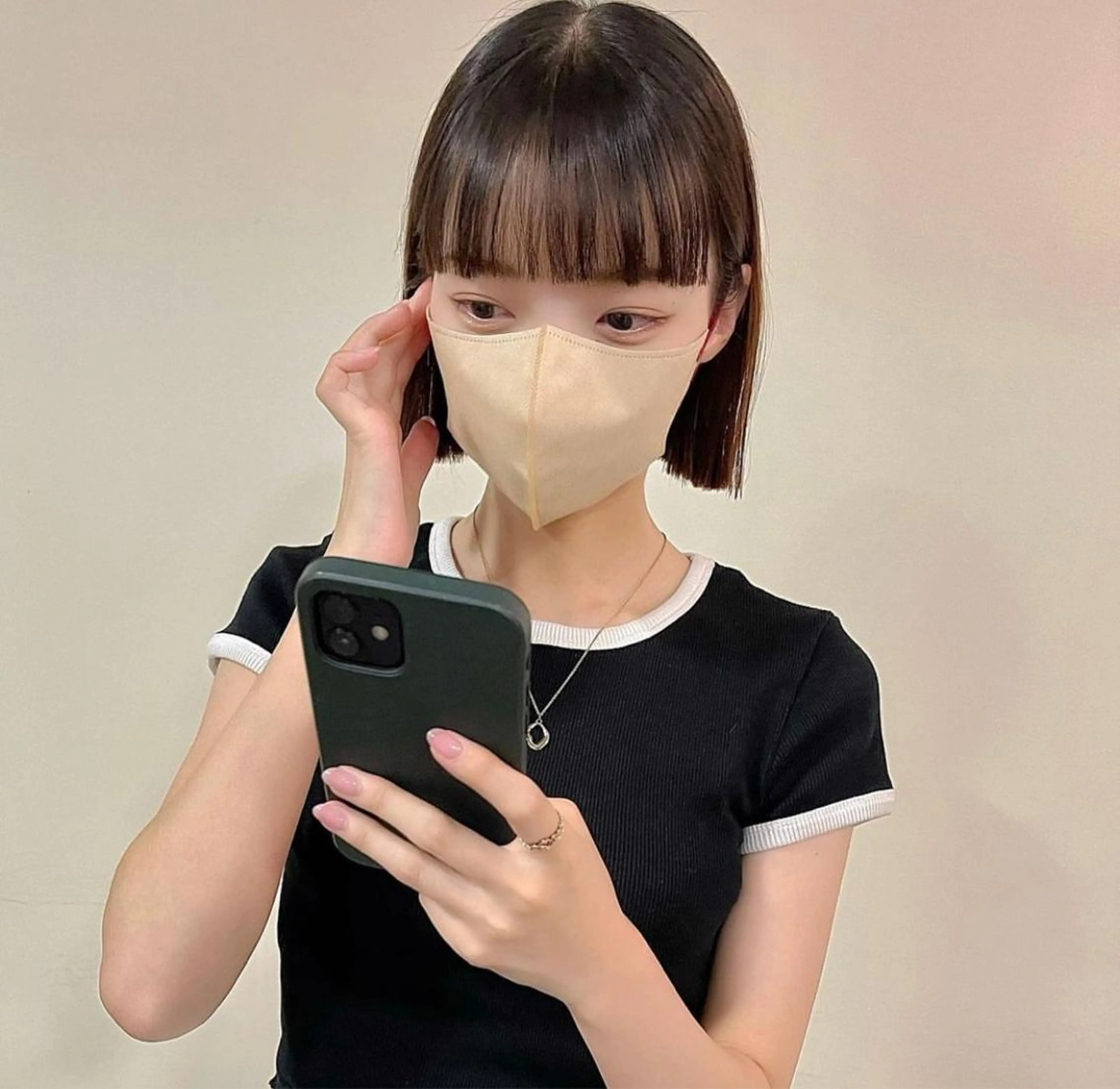 ショート タッセルカット ワイドバング カット トリートメント レイヤーハッシュカッ トカラー専門美容師のヘアスタイル