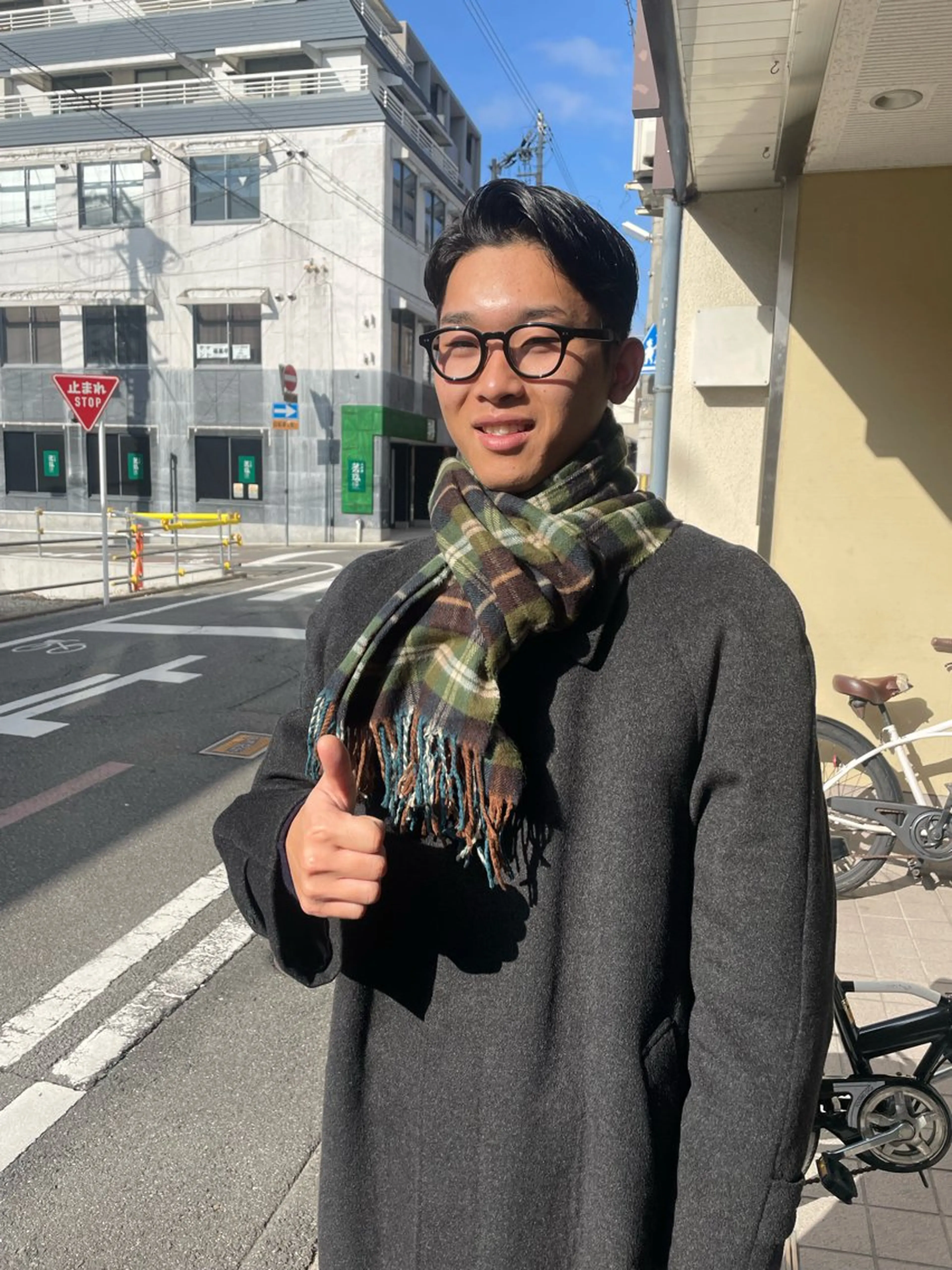 メンズ 七三 カット darts所属・マツダ レンのヘアスタイル