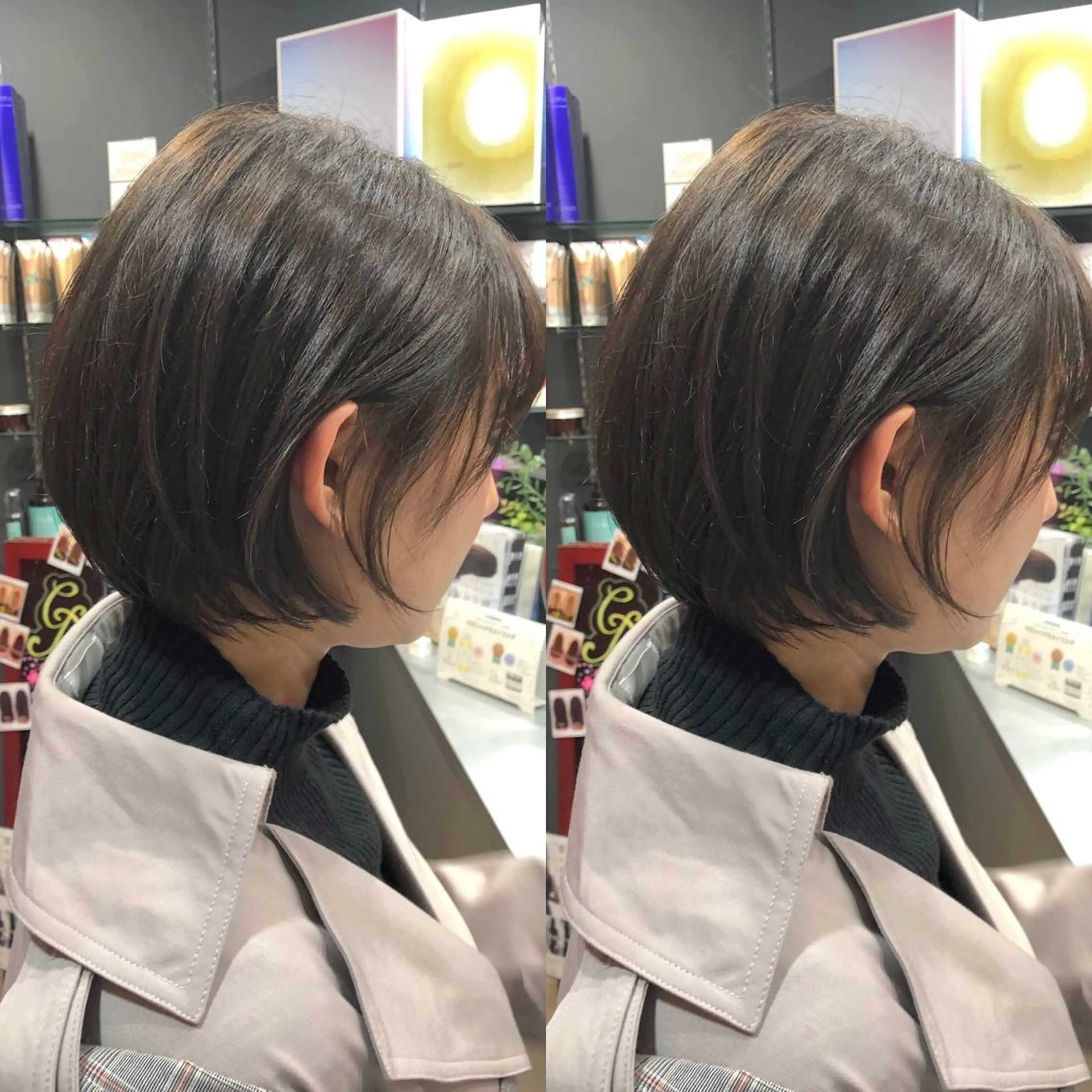 ショート ショートヘア 手櫛でストレート/ 人生を変える美髪へのヘアスタイル