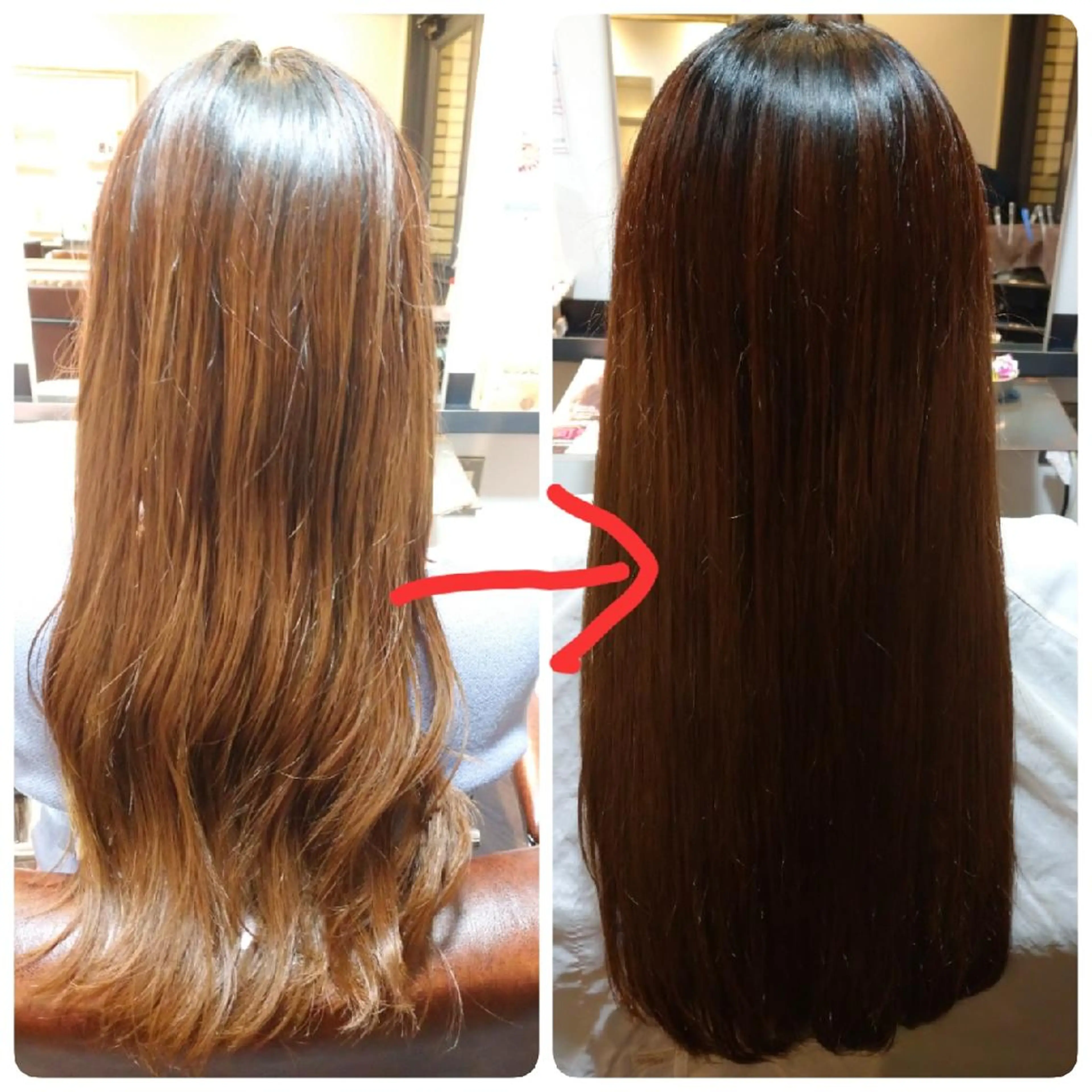 ロング トリートメント youres  hair  髪質改善トリートメント&ヘッドスパ新宿三丁目店所属・髪質改善 芝井千晶のヘアスタイル