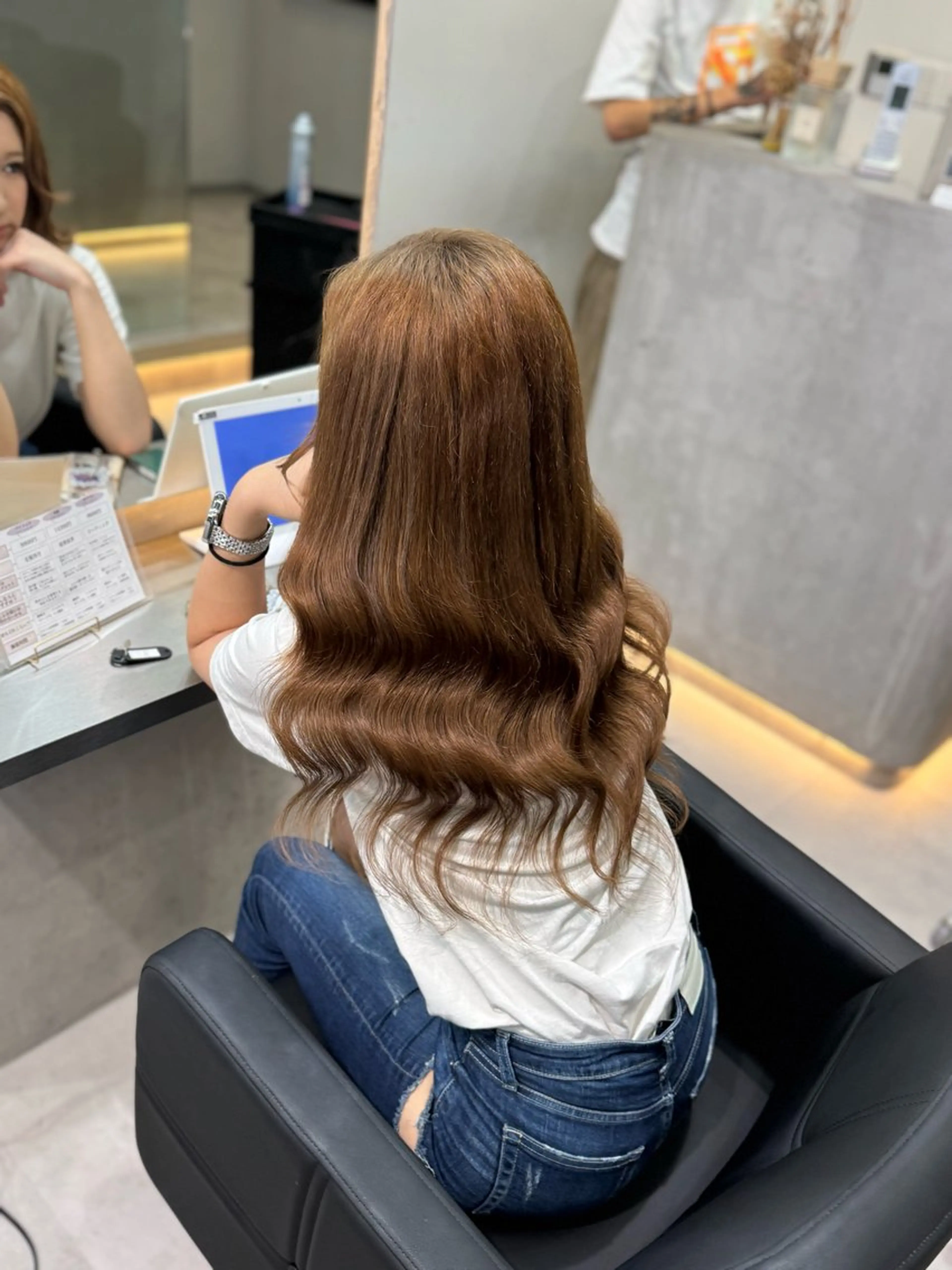 ロング エクステ Lapis シオンのヘアスタイル