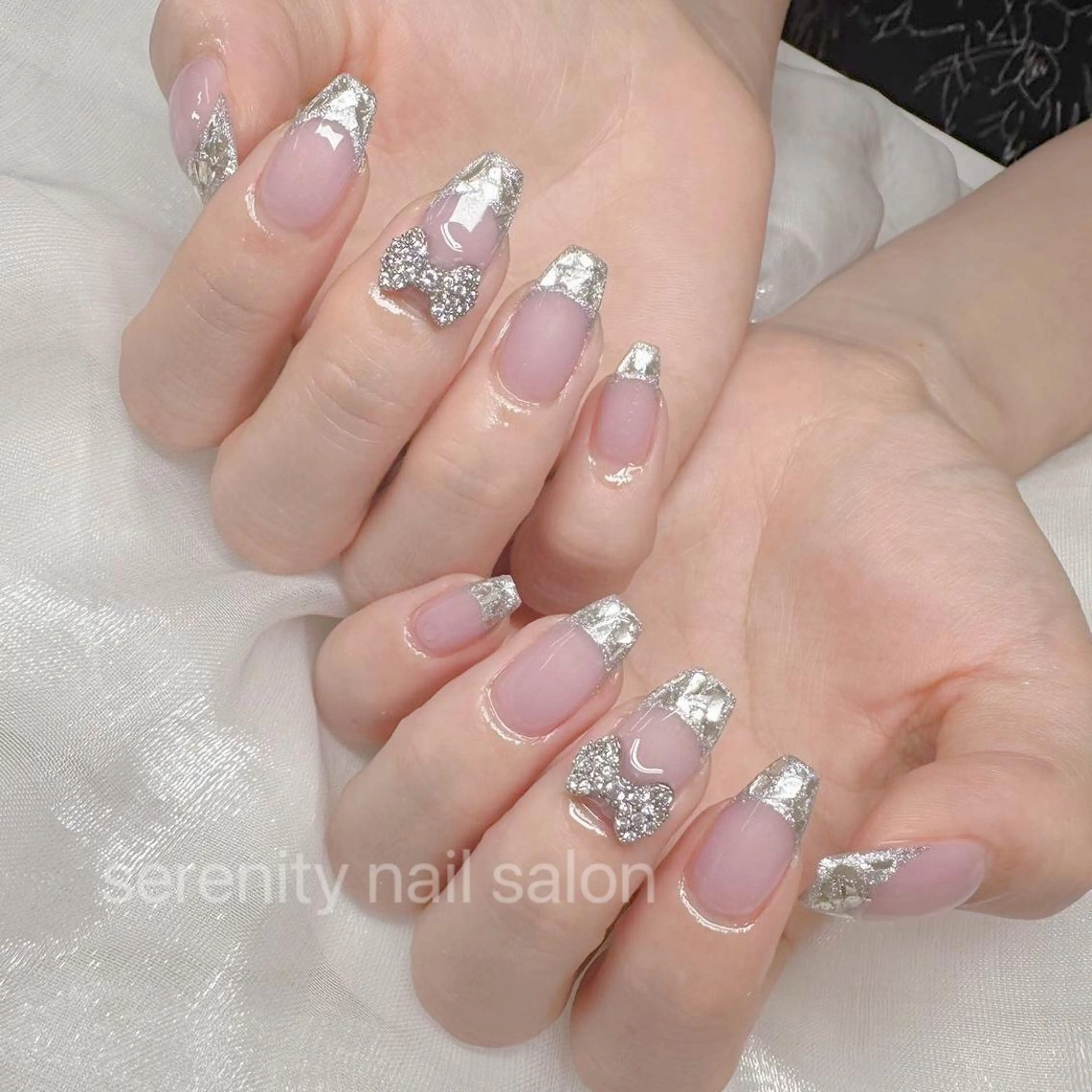 ネイル ハンドネイル ハンドケア ✨Serenity ワンホンネイルのネイルデザイン