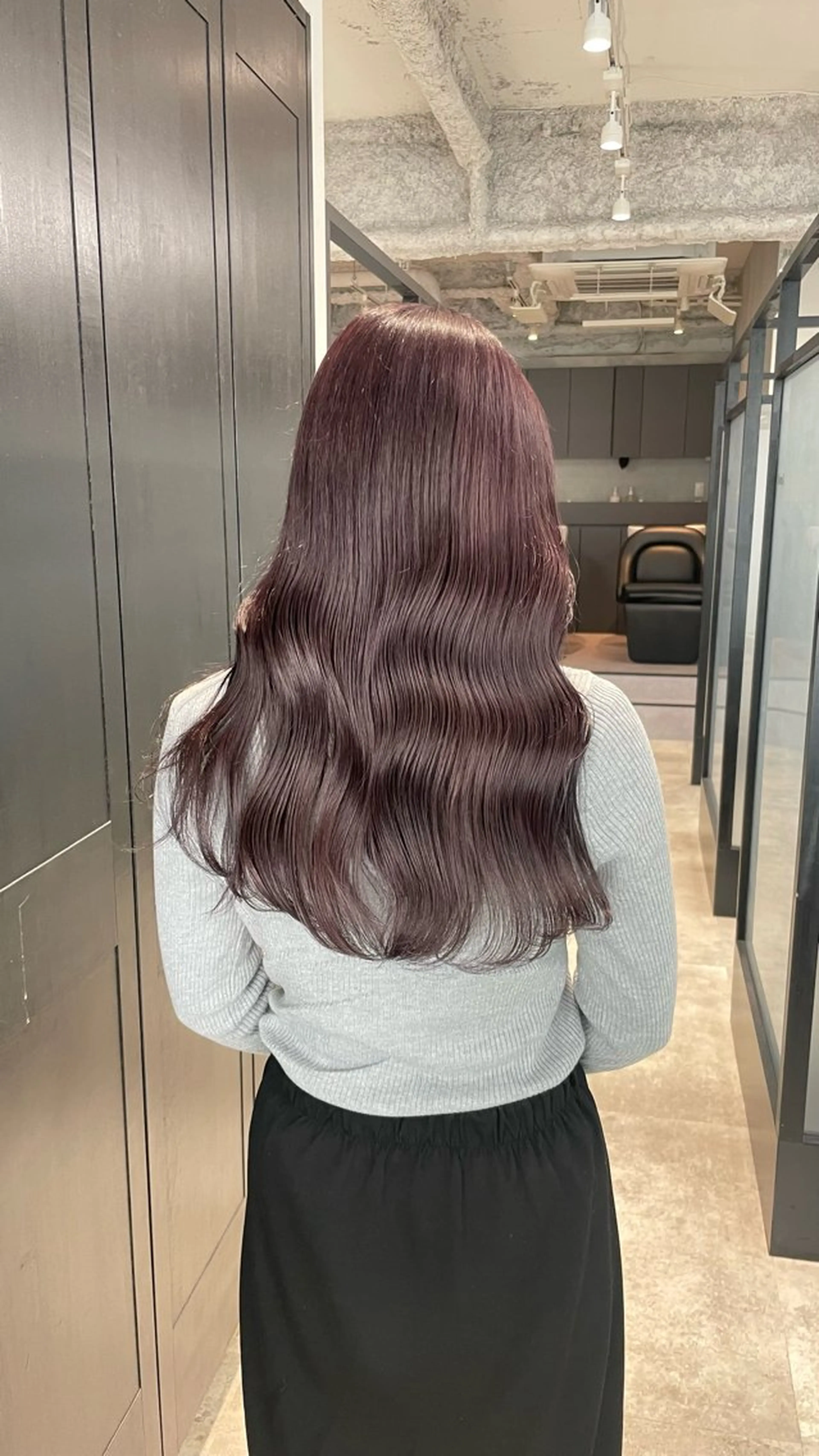 ロング ヘアカラー SALOWIN 梅田所属・山口滉斗/美髪 縮毛矯正/髪質改善のヘアスタイル