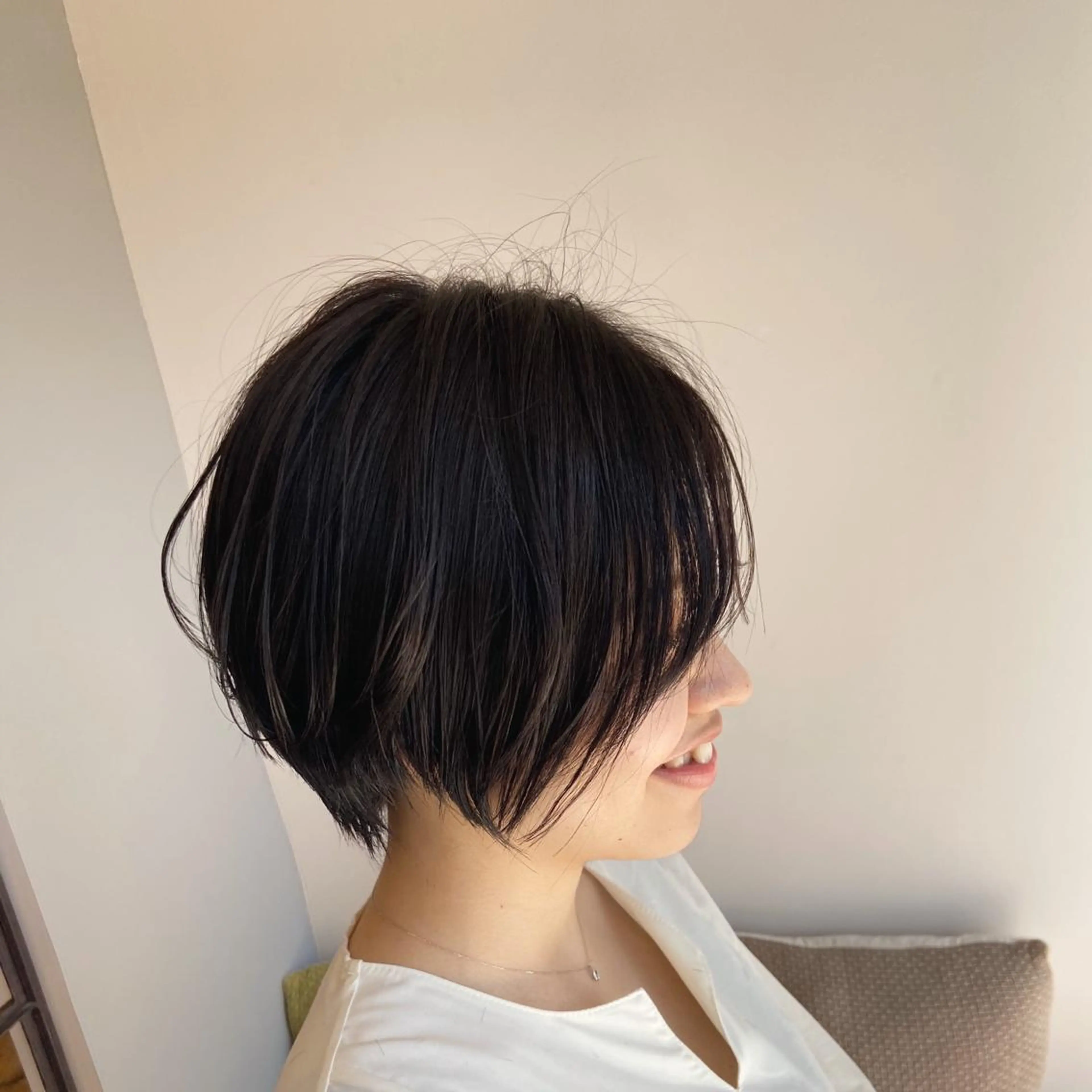 ショート ハンサムショート ショートヘア 峯 志帆のヘアスタイル