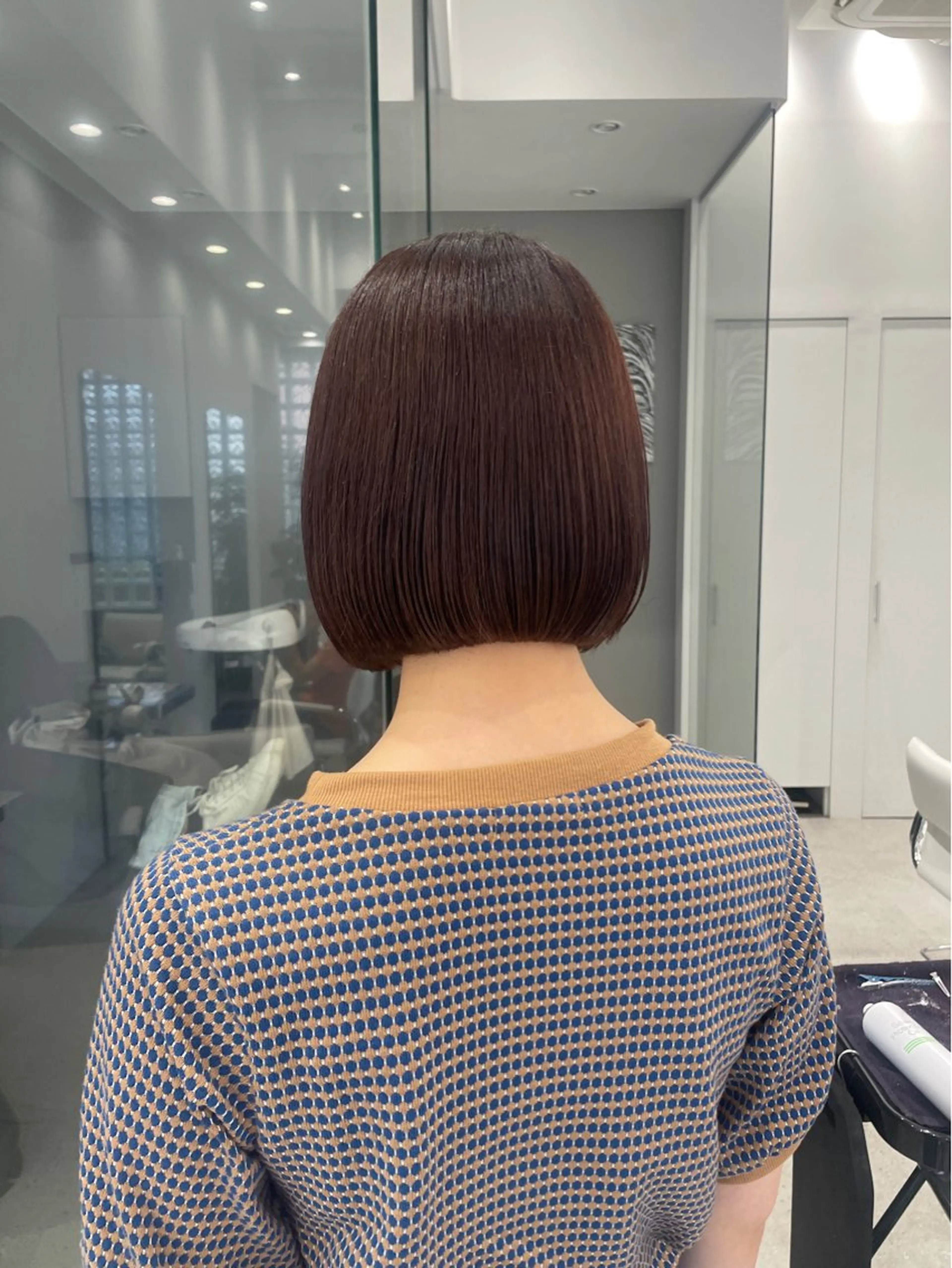 ショート カラー 切りっぱなしボブ ブラウンカラー ピンクカラー ピンクブラウン ボブ カット 艶カラー ⋆✦ HIROMIのヘアスタイル