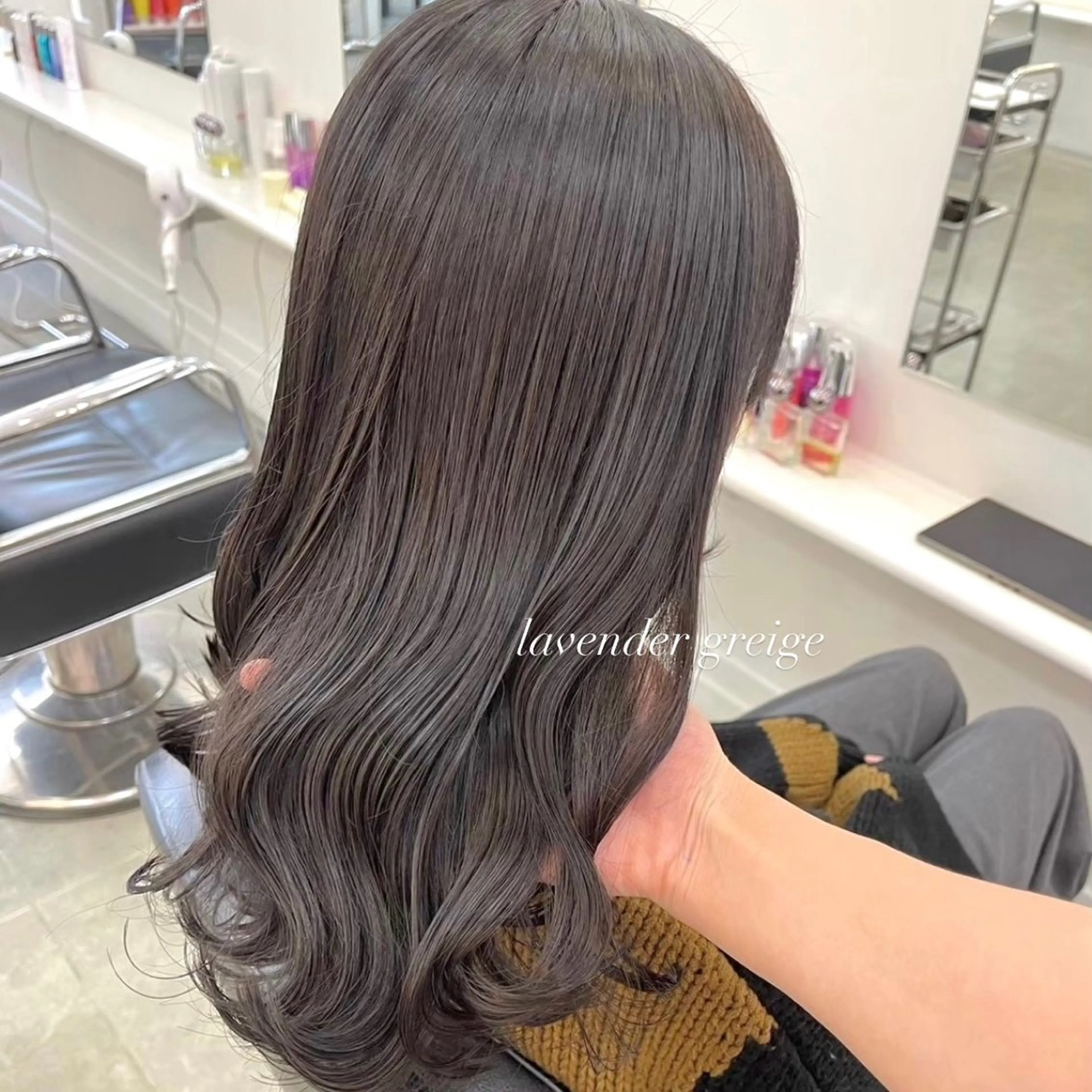 ロング カット ヘアカラー Parve Mix / 根本 梨湖🫧のヘアスタイル