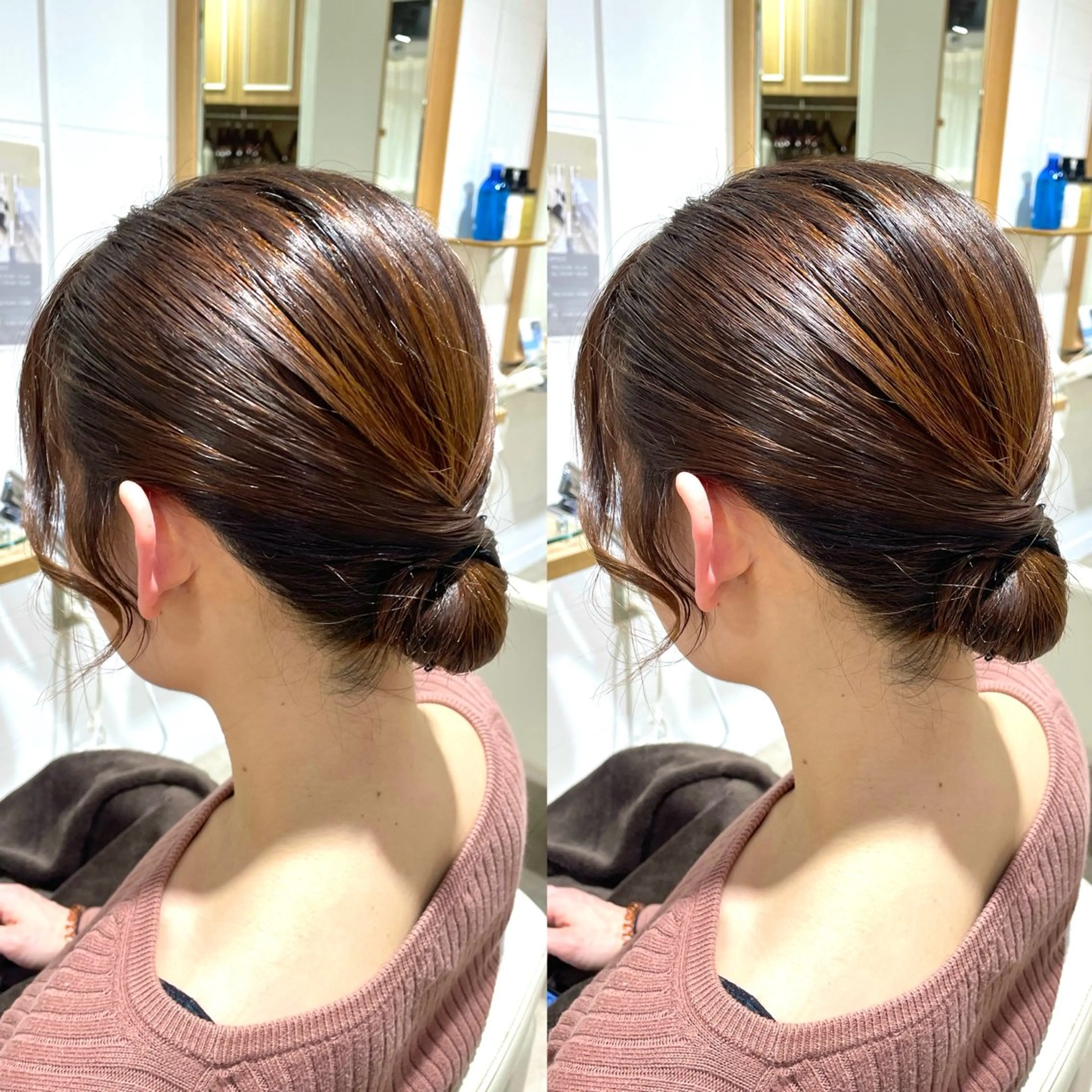 ミディアム ヘアセット スズキ マリのヘアスタイル