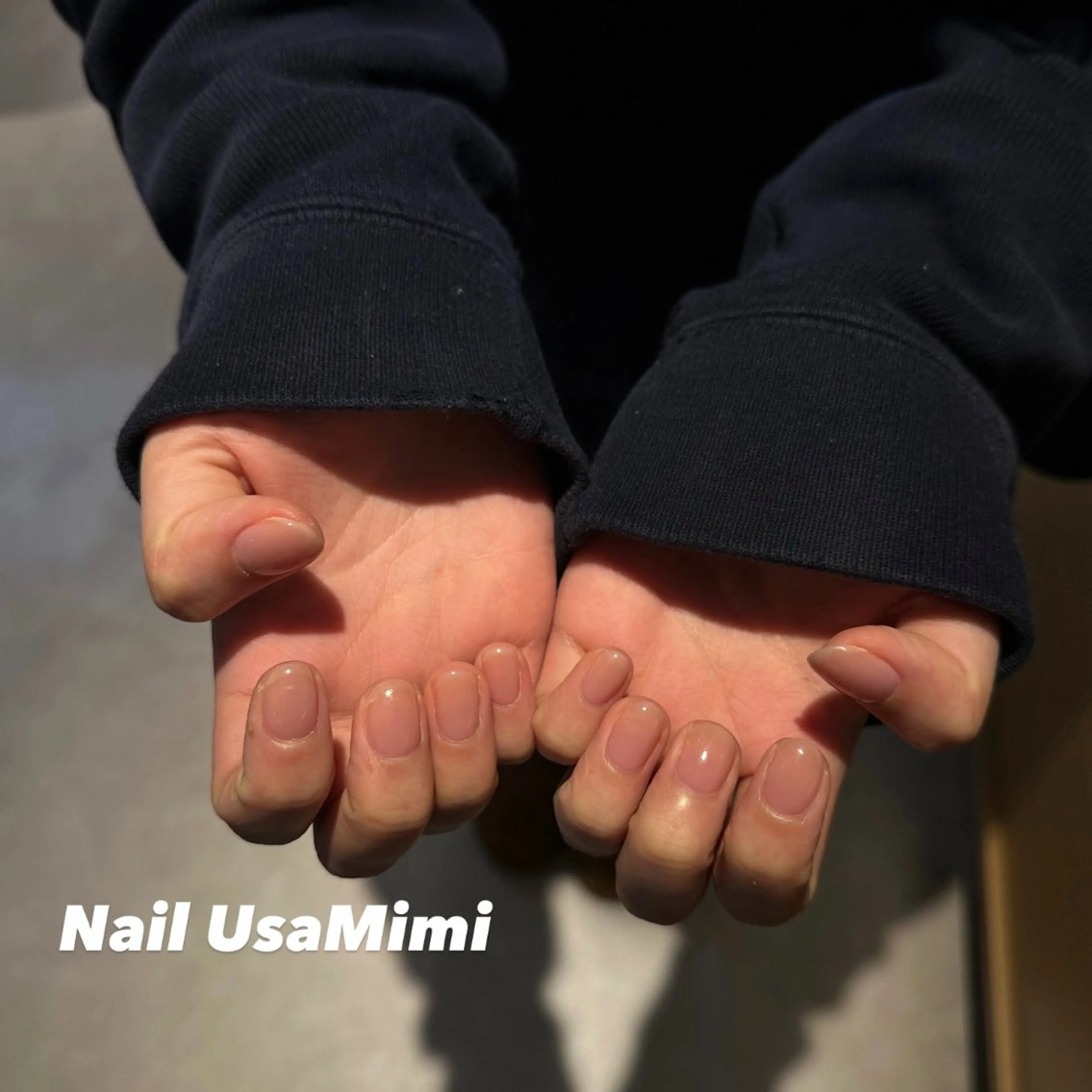 ネイル ピンク ハンドネイル 本町NailUsaM imi MOMOKAのネイルデザイン