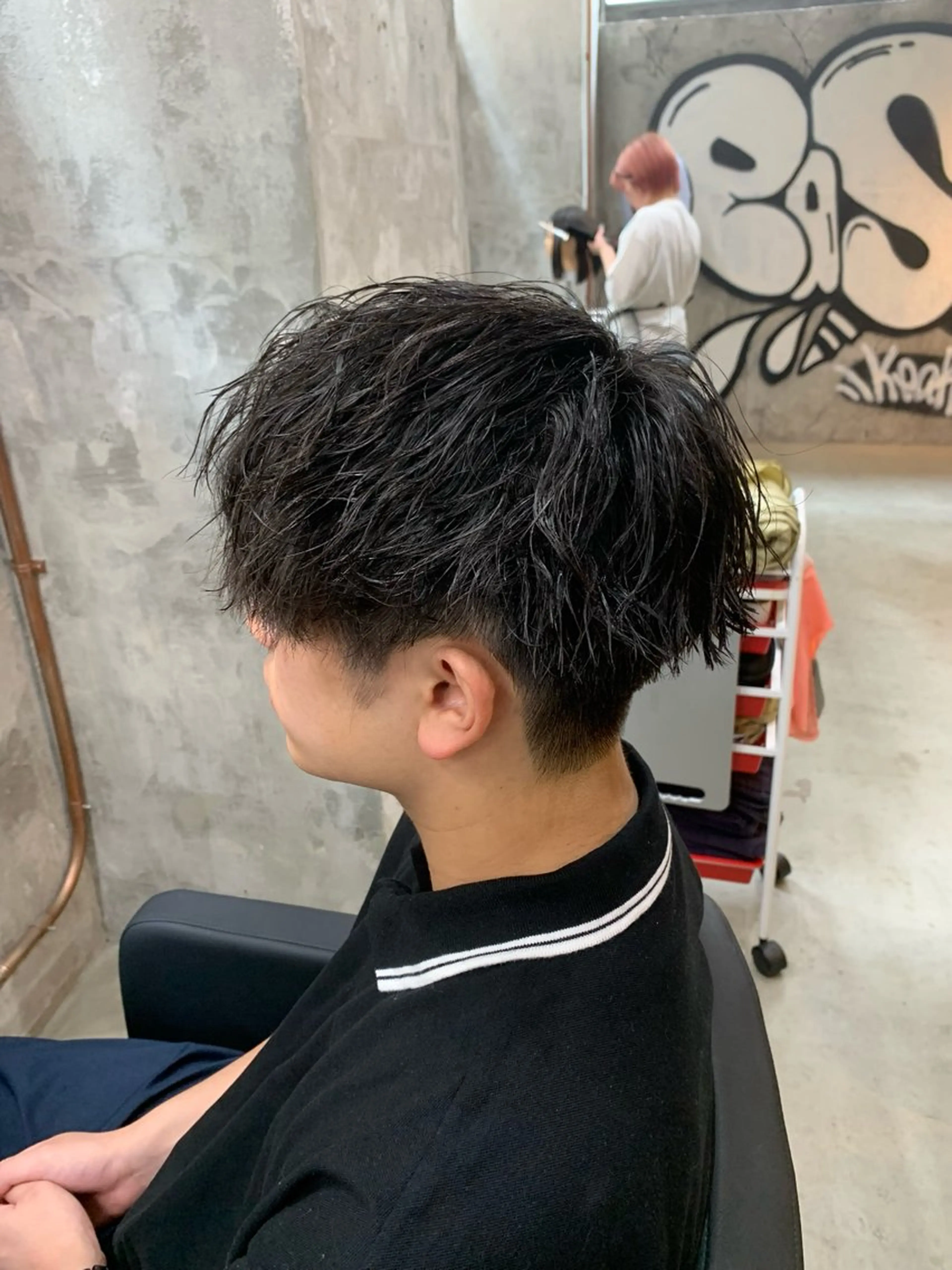 パーマ メンズ マッシュ メンズパーマ ツイストスパイラルパーマ スパイラルパーマ カット パーマ ⚡️メンズパーマ特化 mens支持◎/忠地のヘアスタイル