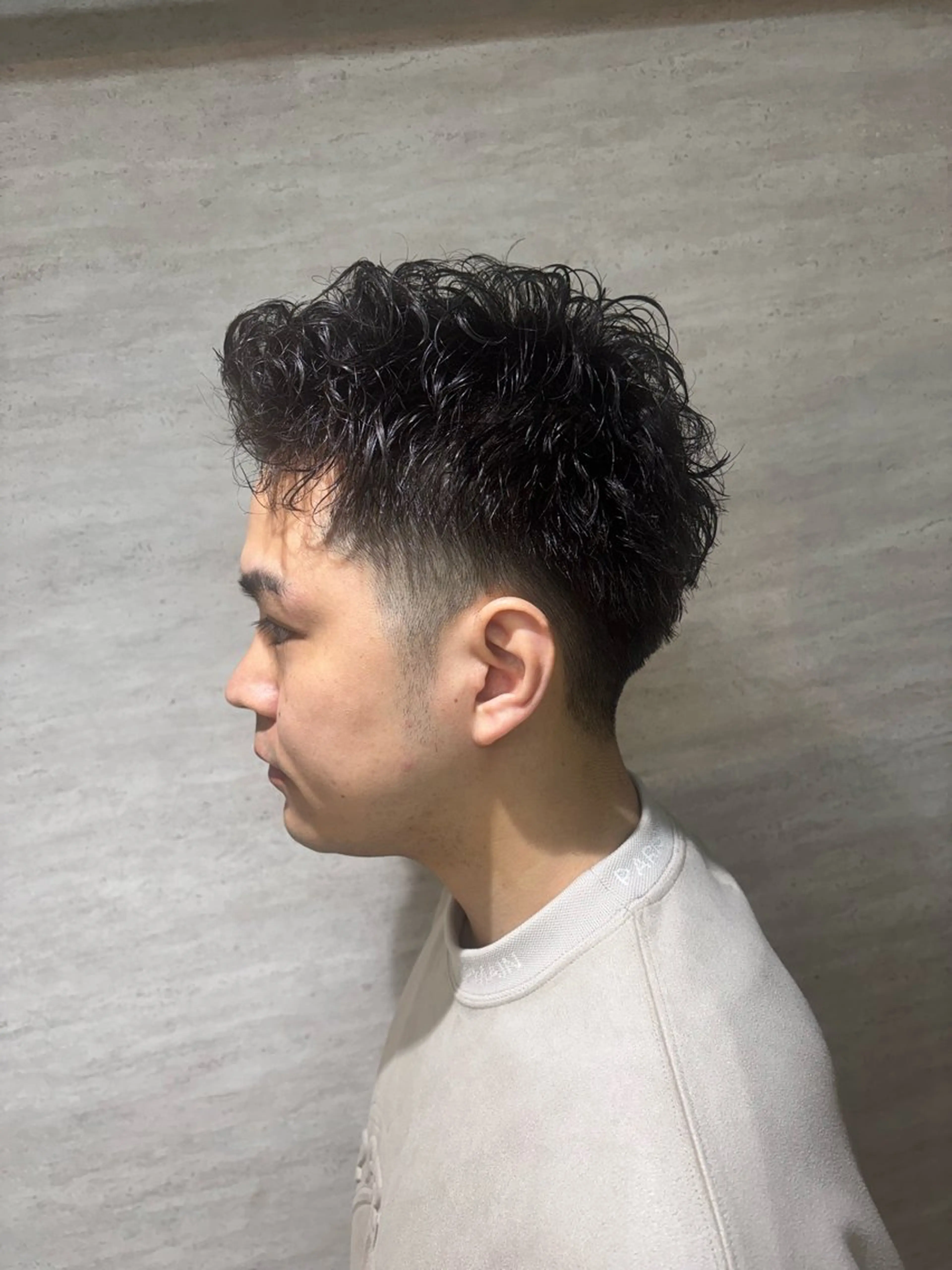 メンズ カット パーマ 🤍韓国風/艶髪🤍 鳥越美羽のヘアスタイル