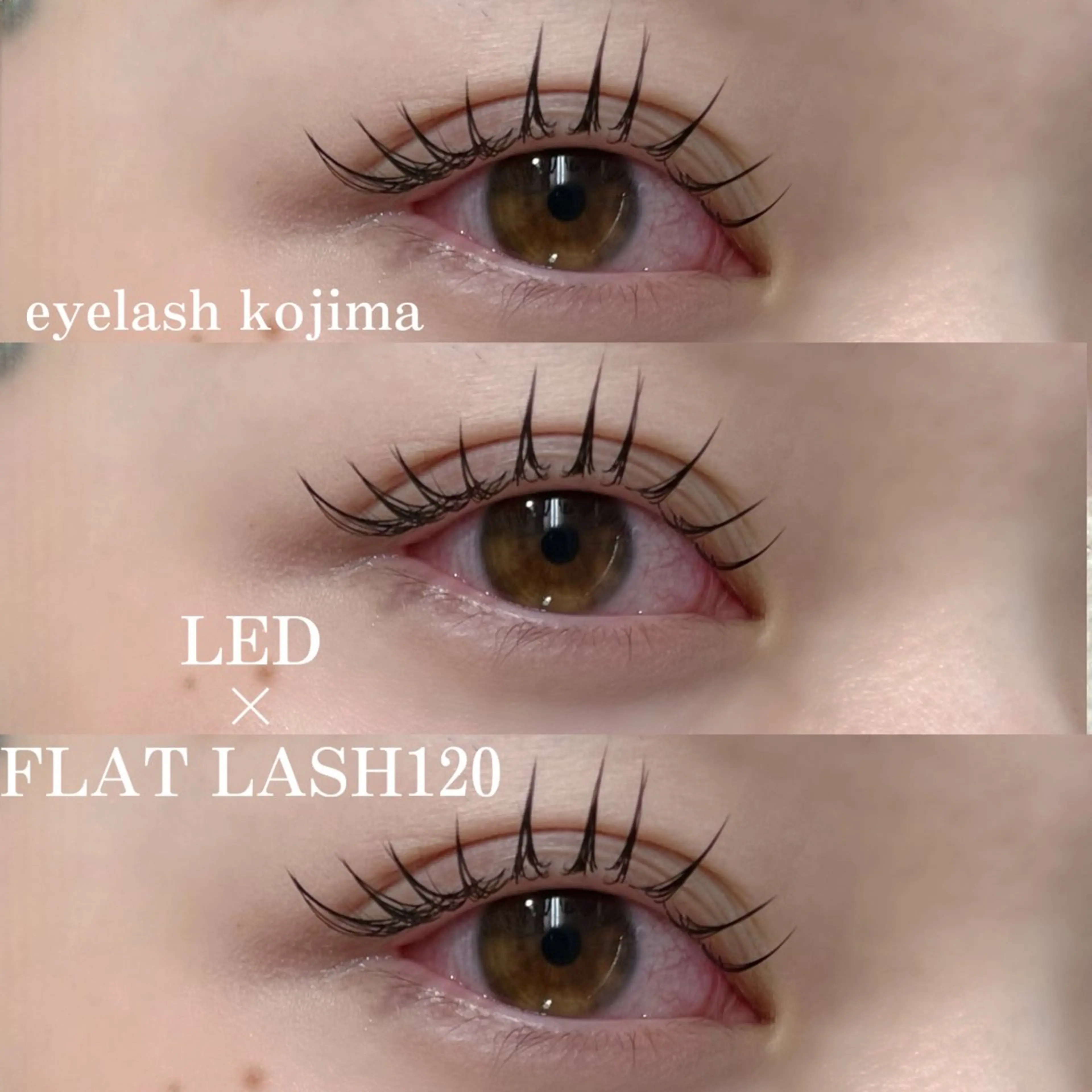 マツエク・マツパ フラットラッシュ Trinity eyelashのマツエク・マツパデザイン