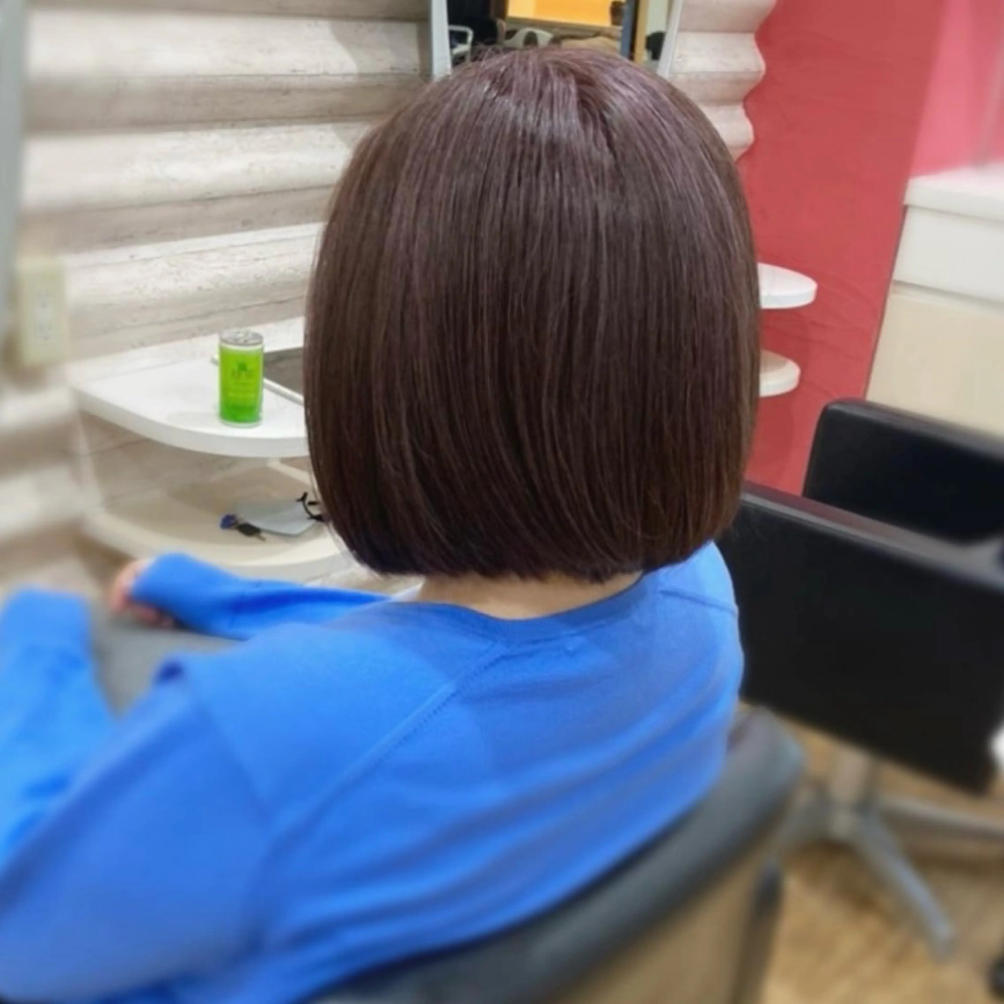 ミディアム カラー 髪質改善 トリートメント まとまる軽さカット× トリートメント特化店のヘアスタイル