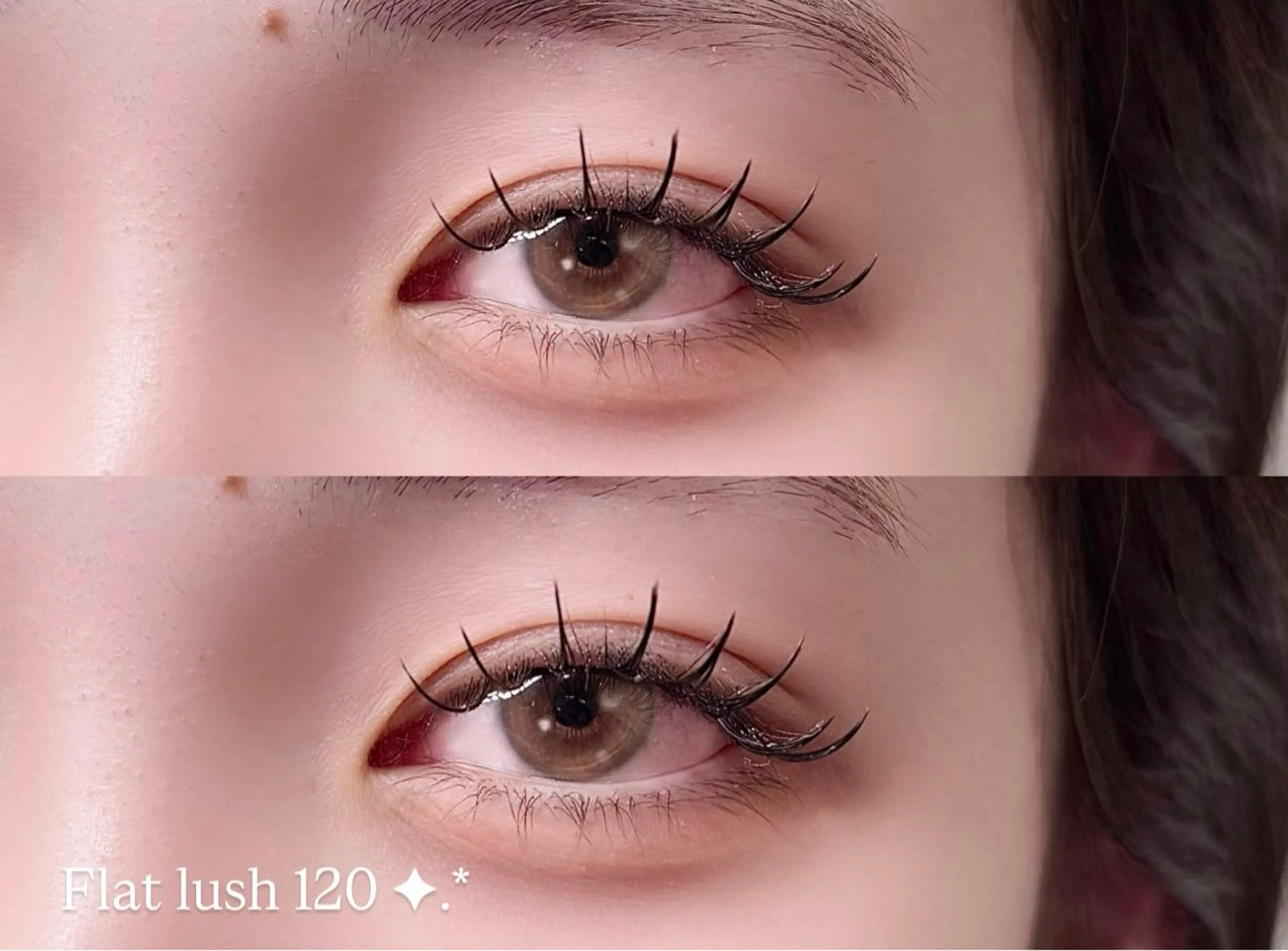 マツエク・マツパ ナチュラル 束感まつ毛 マツエク まつパ🐰ྀི瞳美のマツエク・マツパデザイン