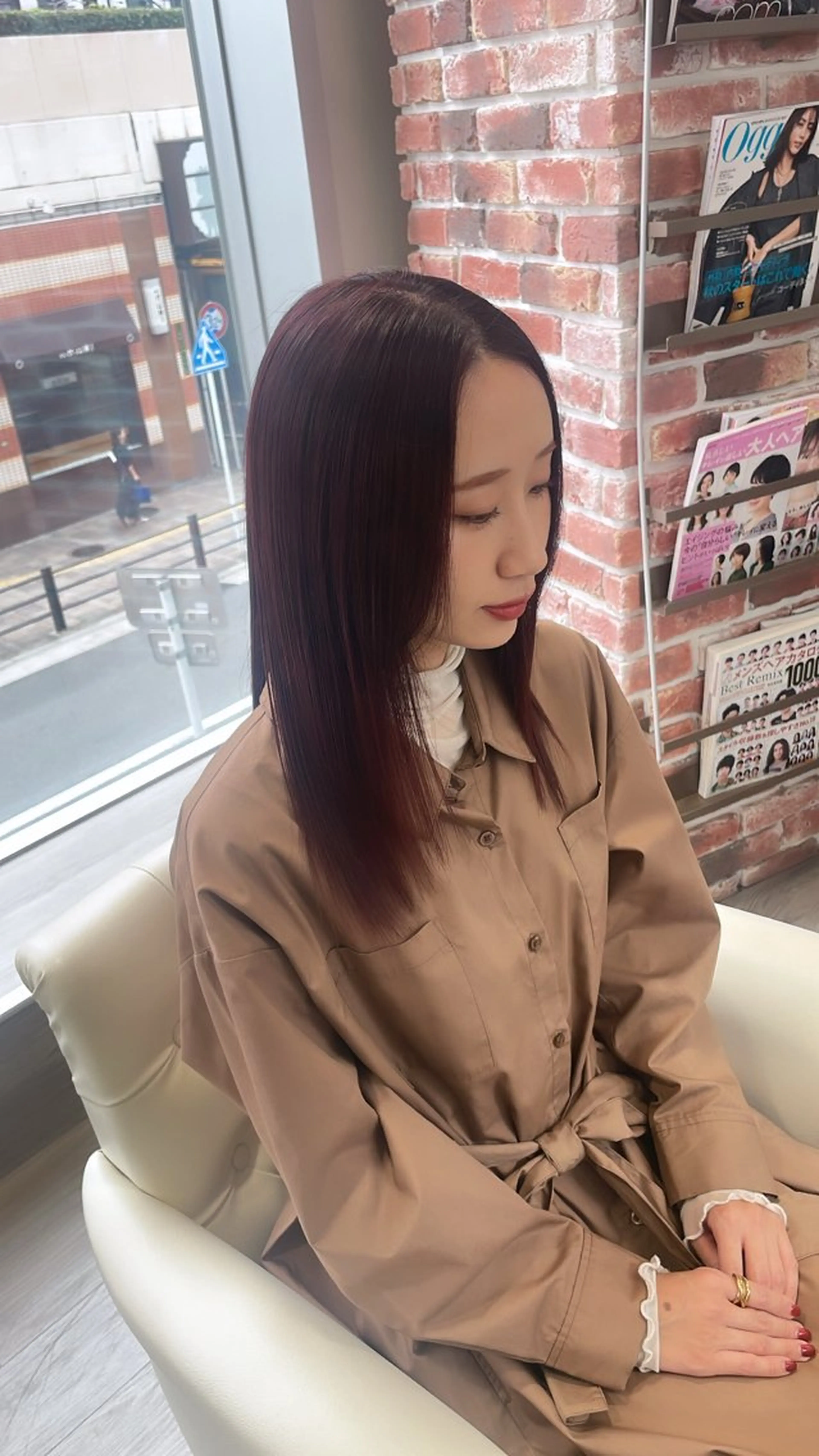 セミロング カラー カット ヘアカラー トリートメント ✨トレンド特化美容師 WILL上村　拳吾のヘアスタイル
