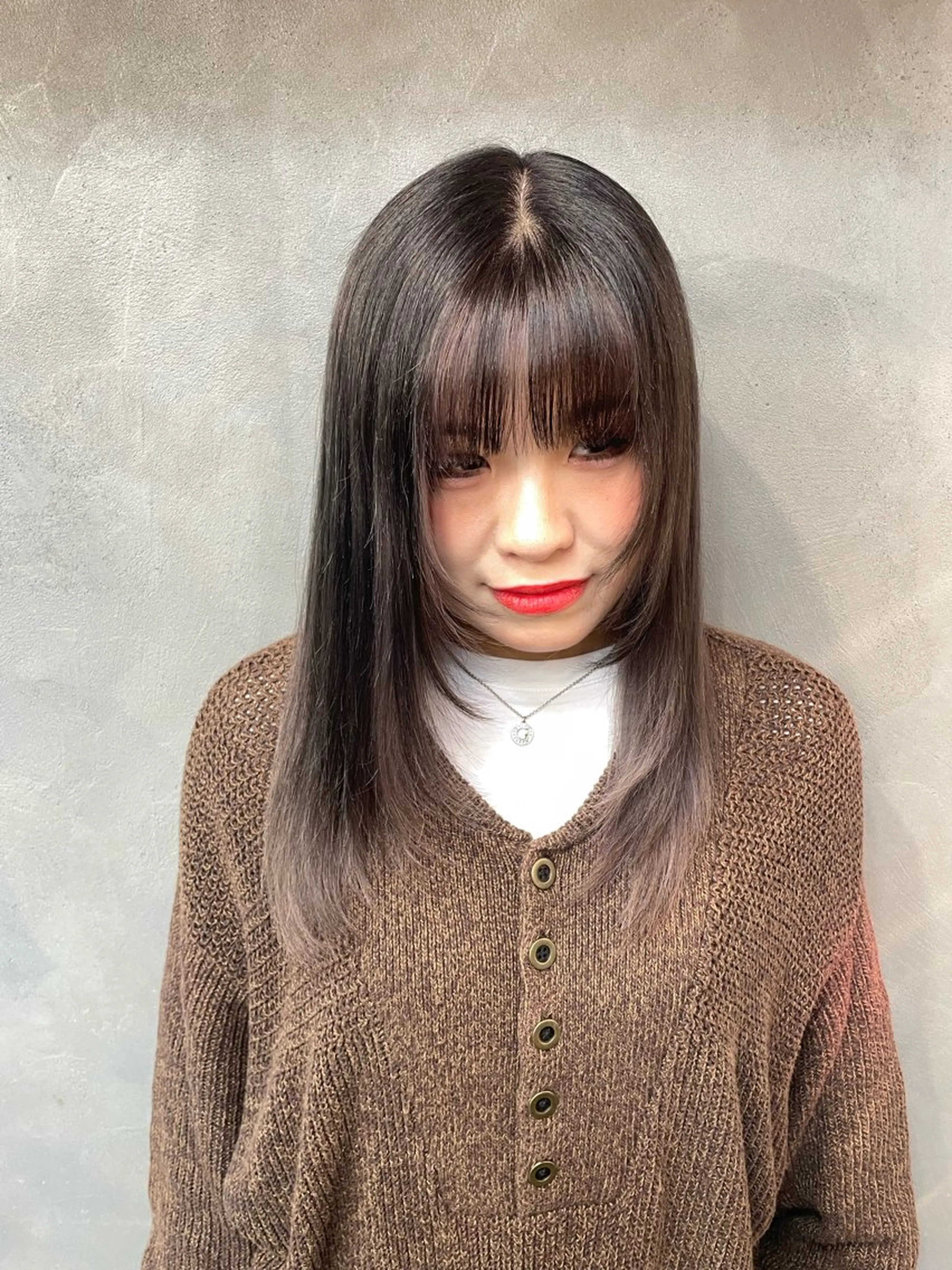 ロング カラー レイヤーカット TNB TOKYO所属・Insta 指名 No.1KURUMIのヘアスタイル