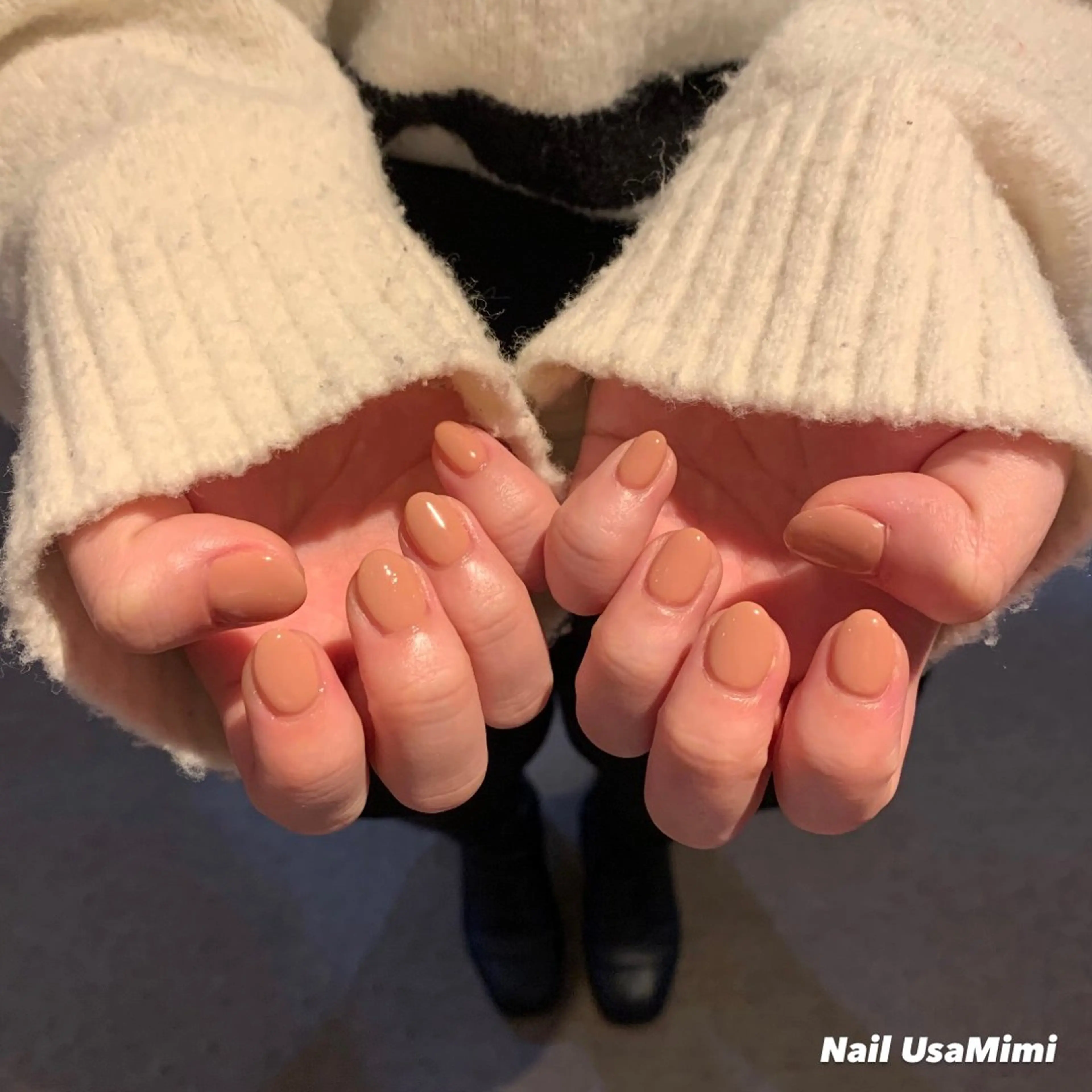 ネイル ジェルネイル マグネットネイル 持ち込み ワンカラーネイル パラジェル 本町ネイルNail UsaMimiのネイルデザイン