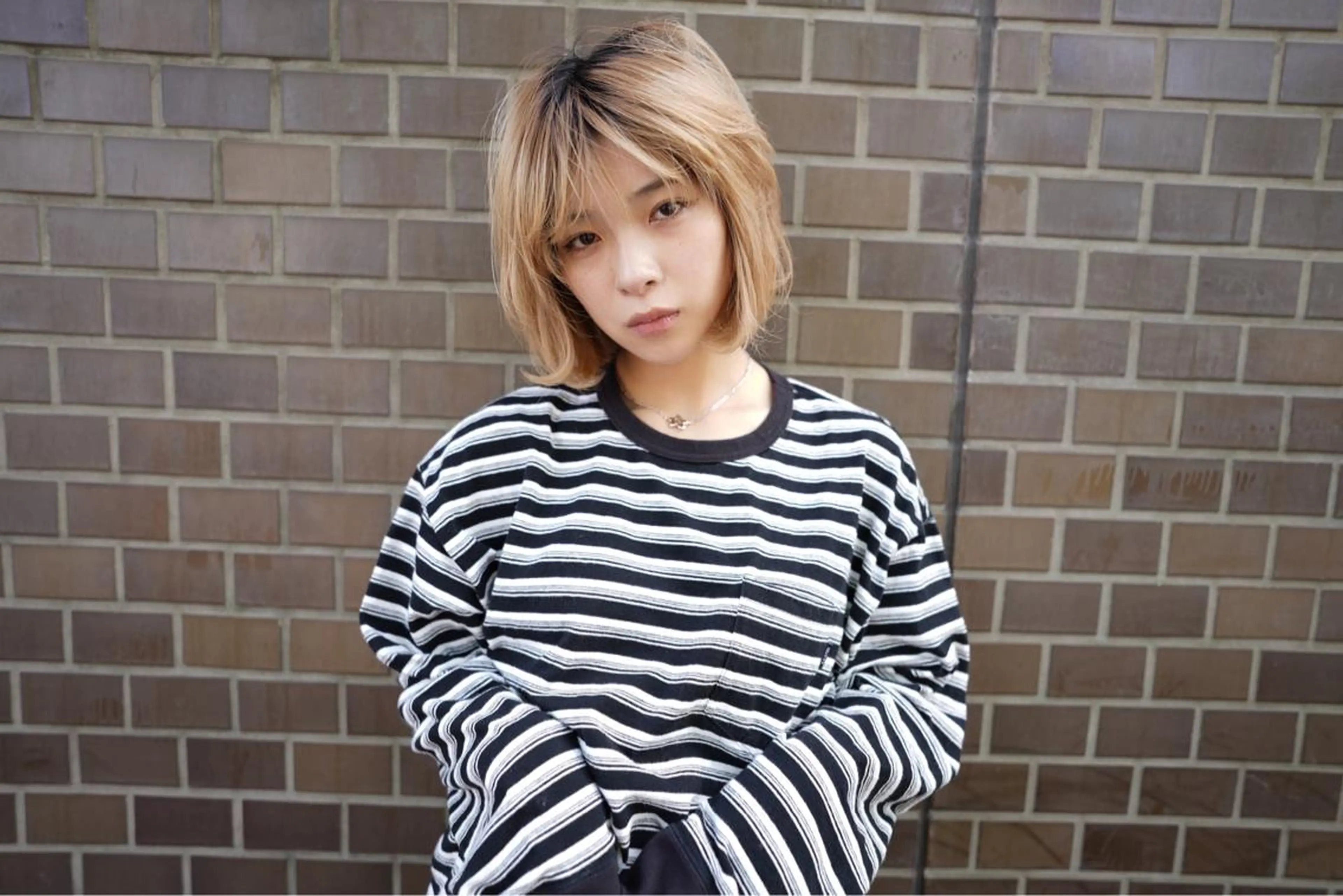 ミディアム THE MAISONのヘアスタイル